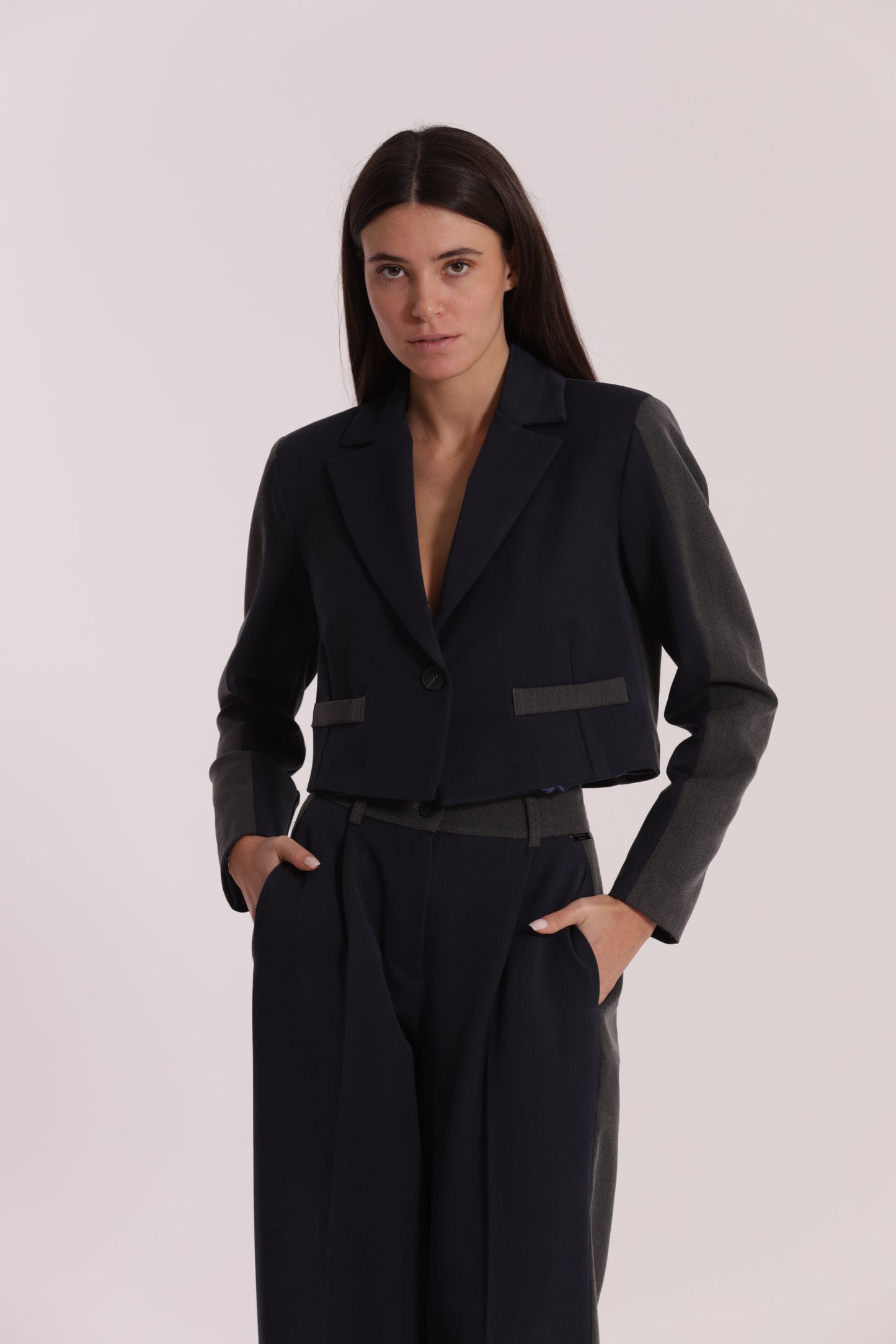 GIACCA CROPPED COLOR BLOCK