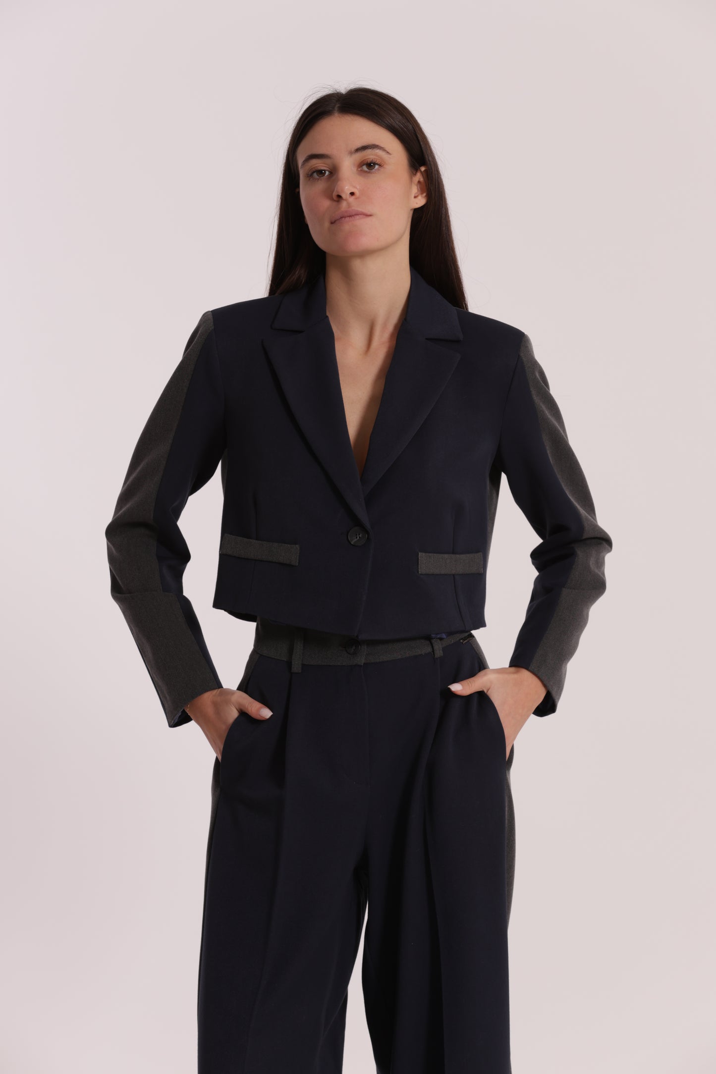 GIACCA CROPPED COLOR BLOCK