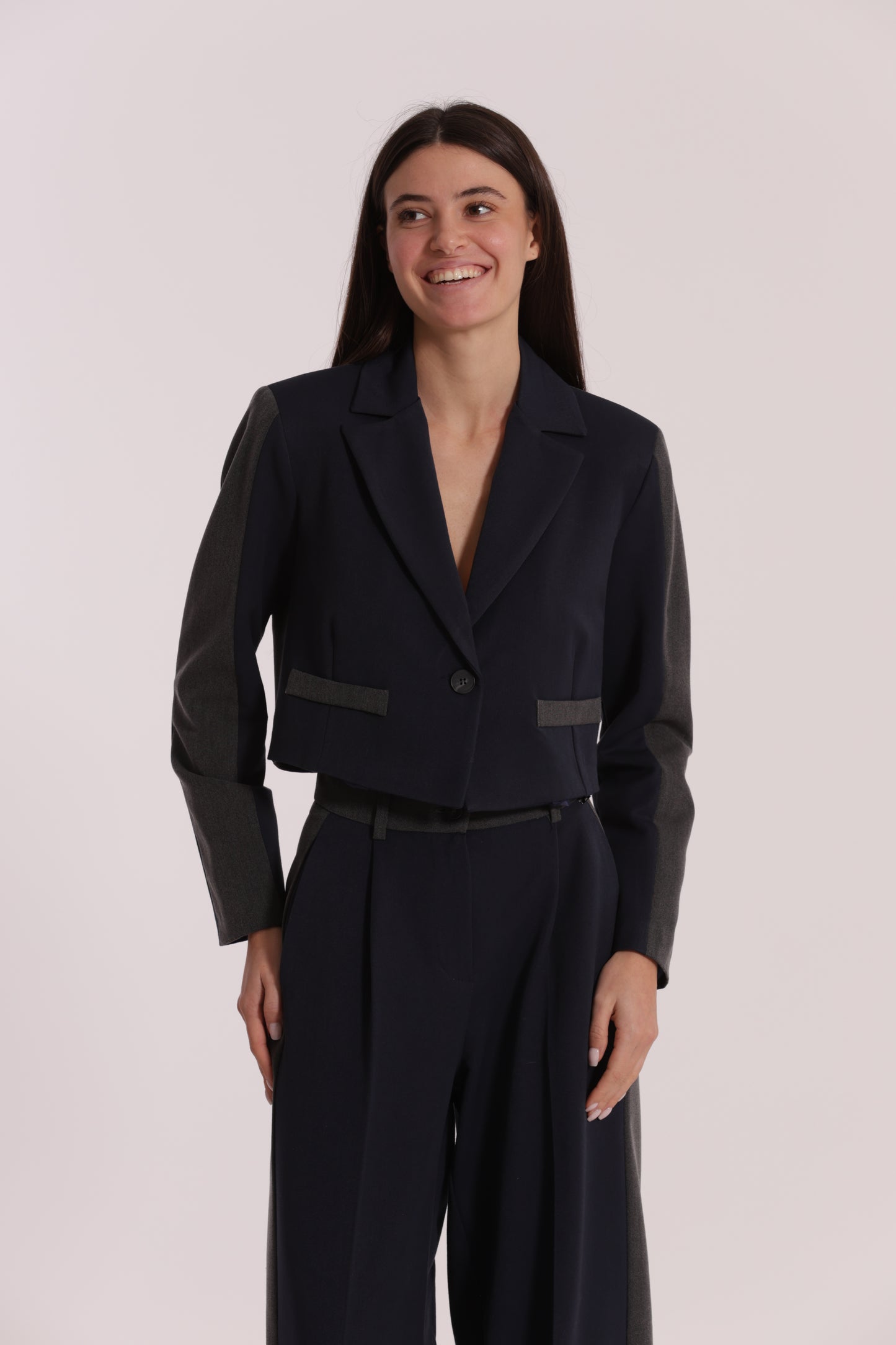 GIACCA CROPPED COLOR BLOCK