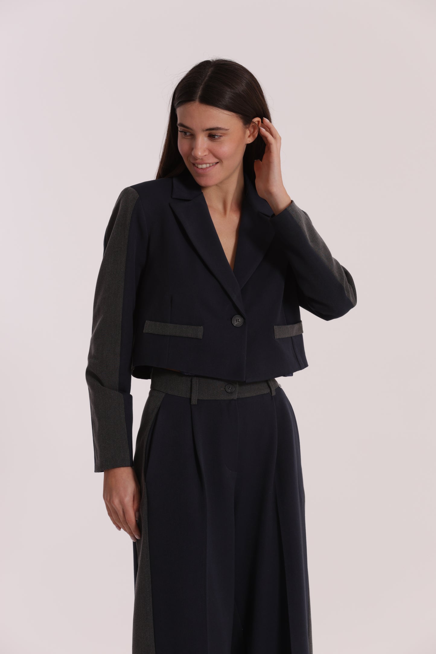 GIACCA CROPPED COLOR BLOCK