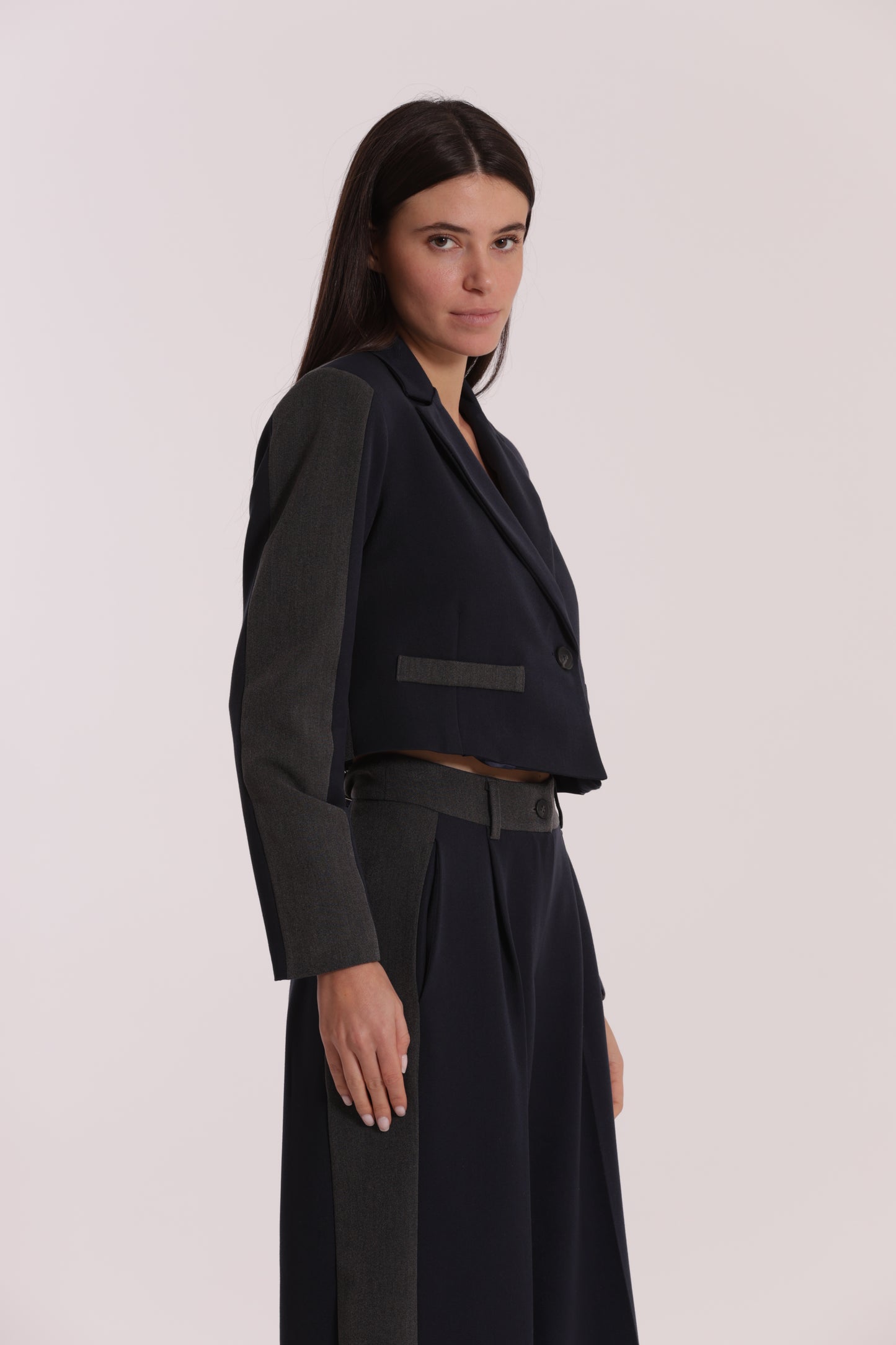 GIACCA CROPPED COLOR BLOCK