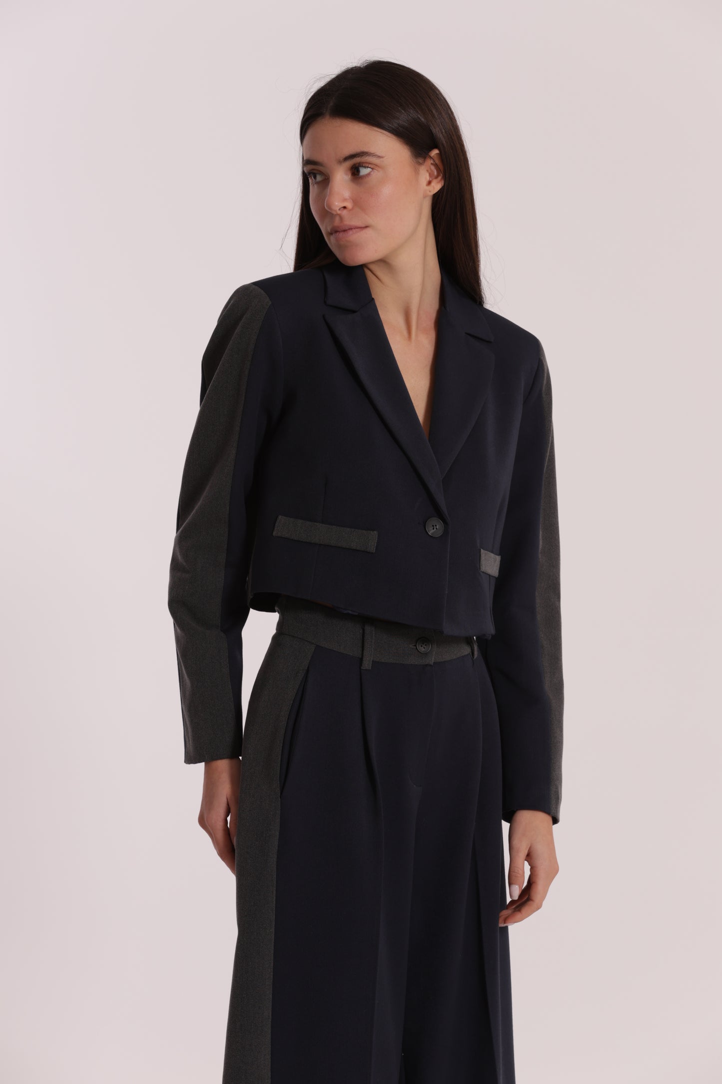 GIACCA CROPPED COLOR BLOCK