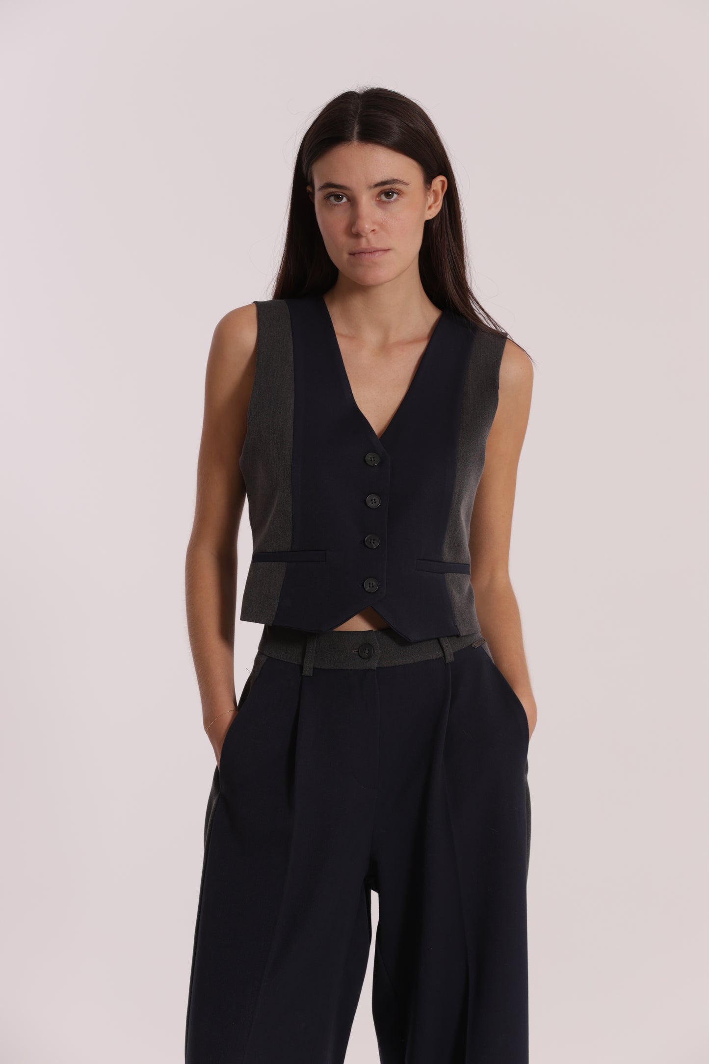 GILET COLOR BLOCK