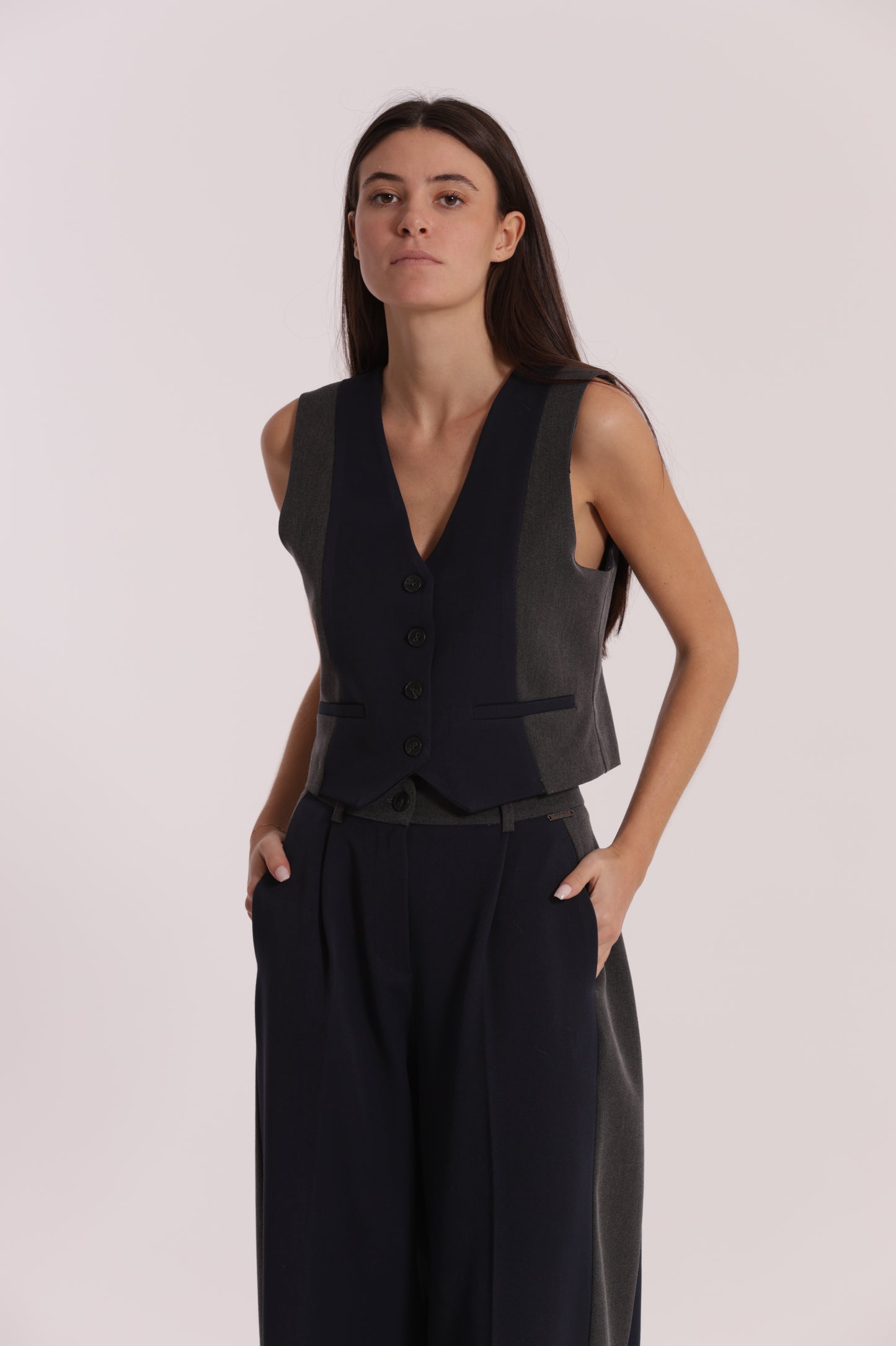 GILET COLOR BLOCK