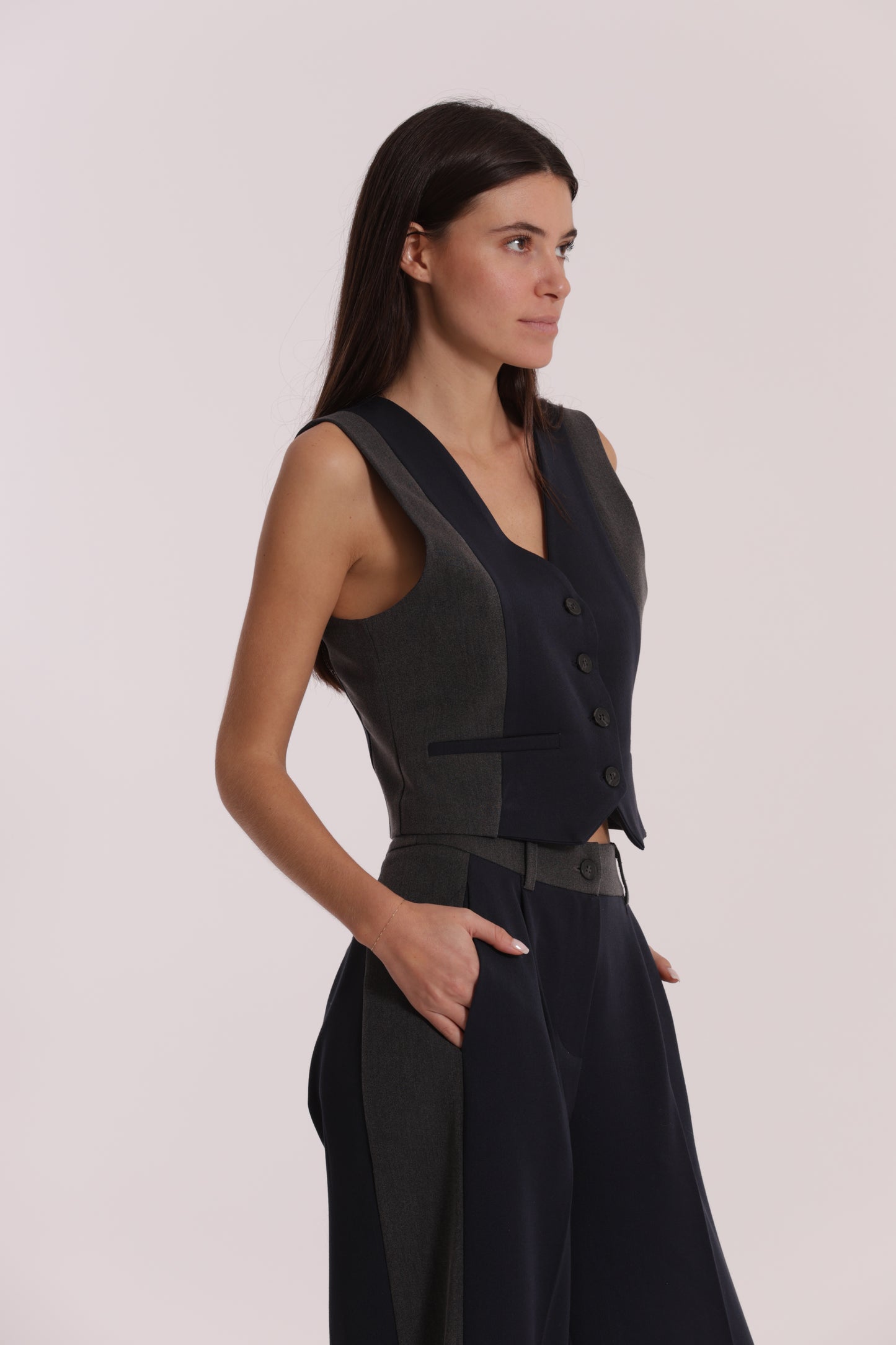 GILET COLOR BLOCK