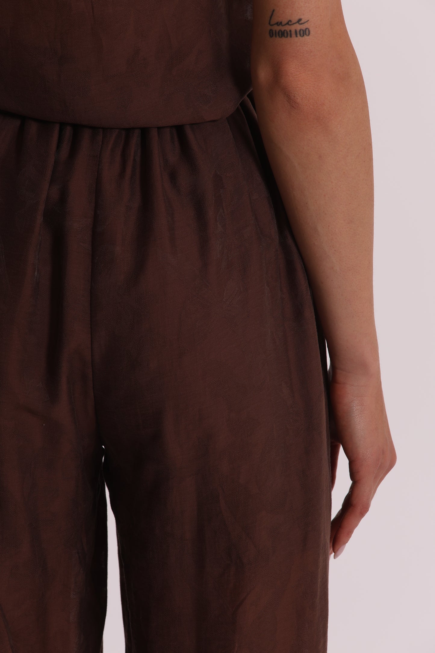 PANTALONE IN TESSUTO JACQUARD