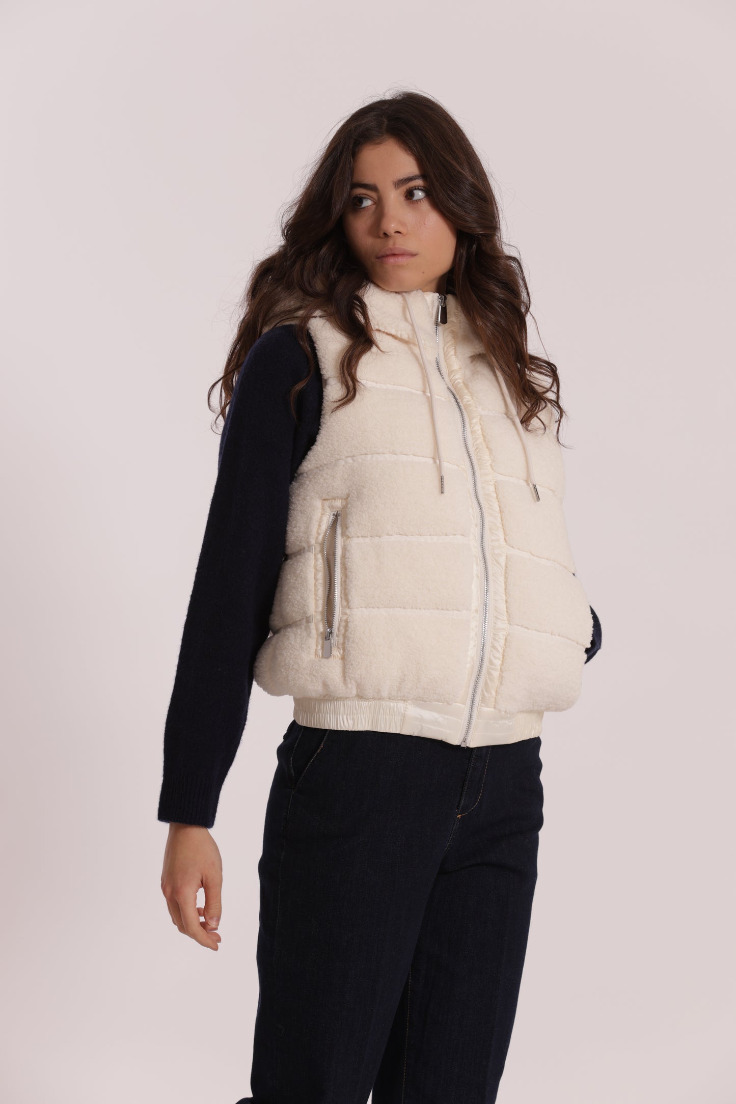 GILET EFFETTO MONTONE