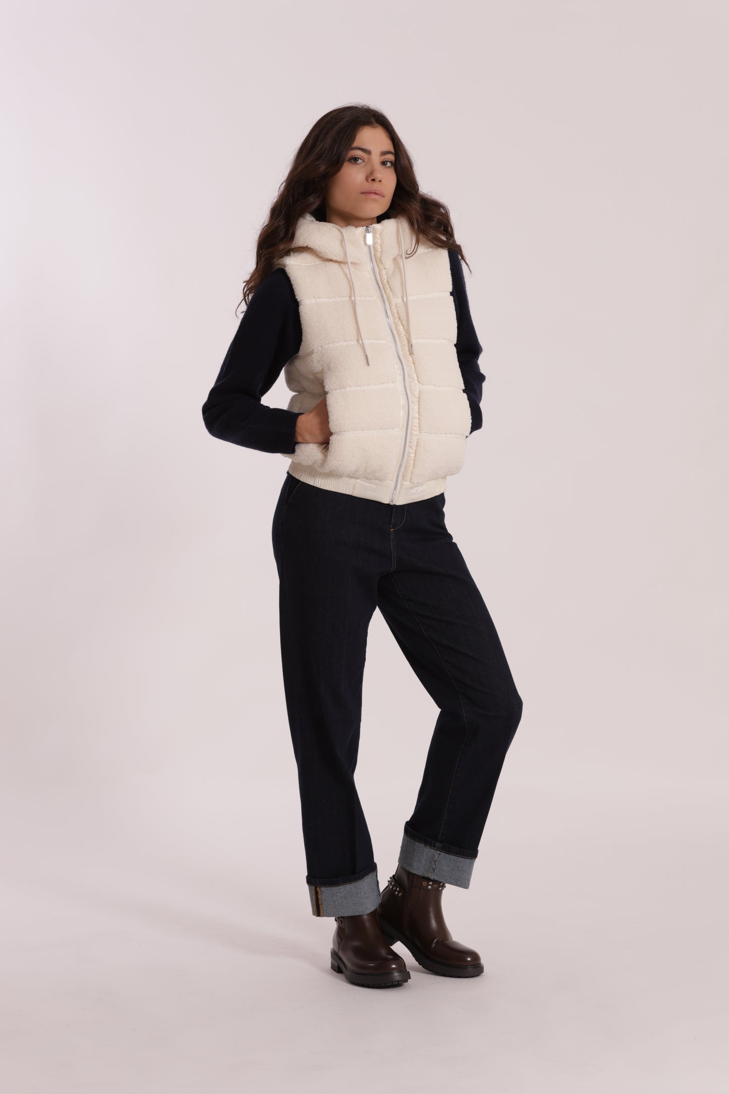GILET EFFETTO MONTONE