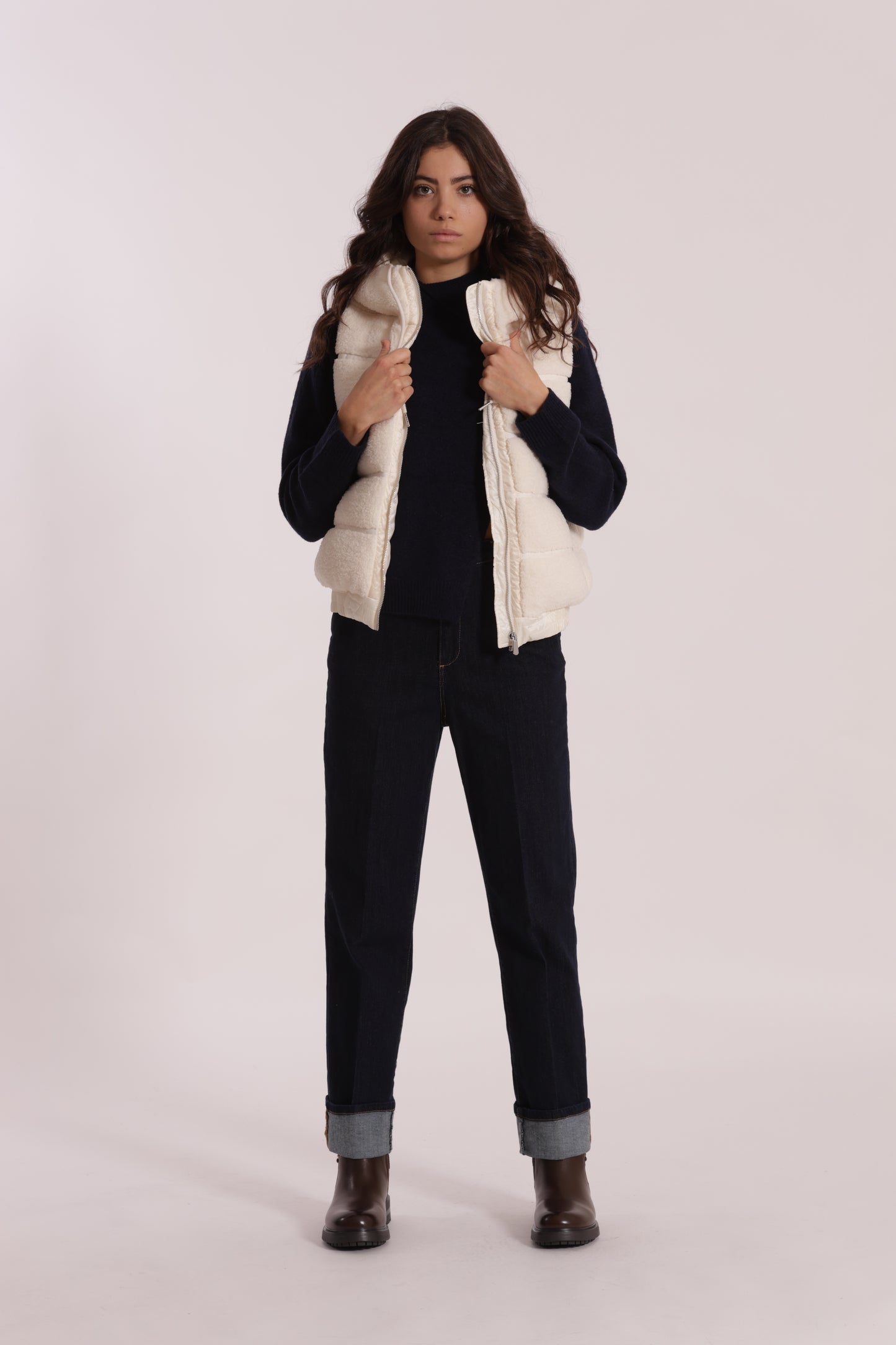 GILET EFFETTO MONTONE