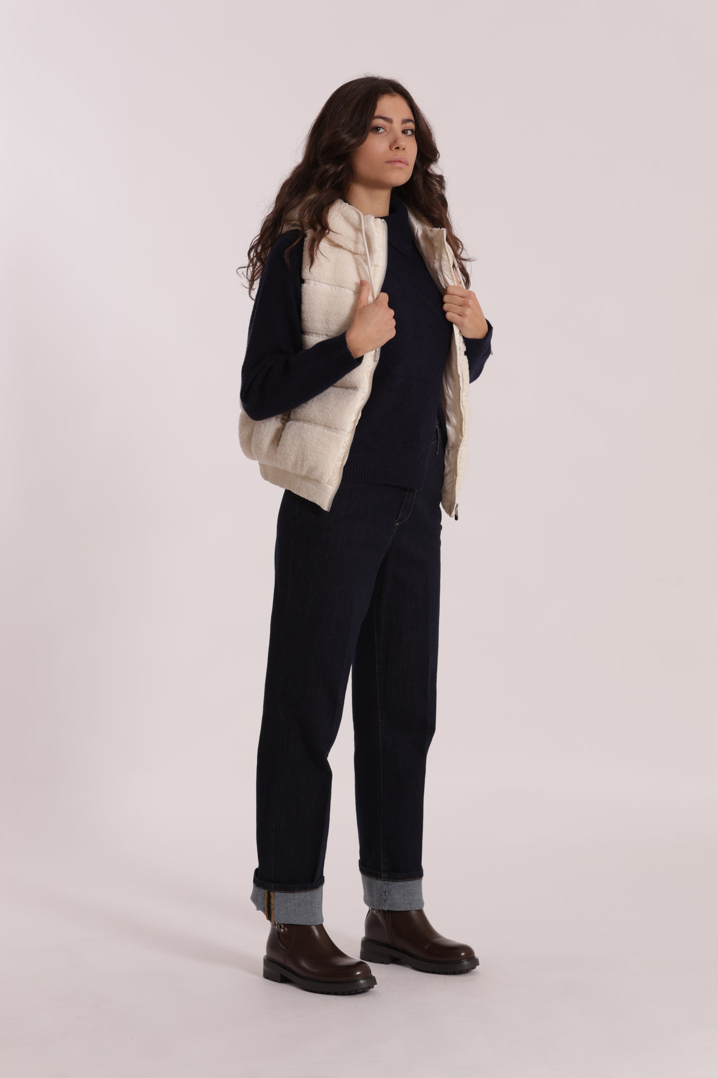 GILET EFFETTO MONTONE
