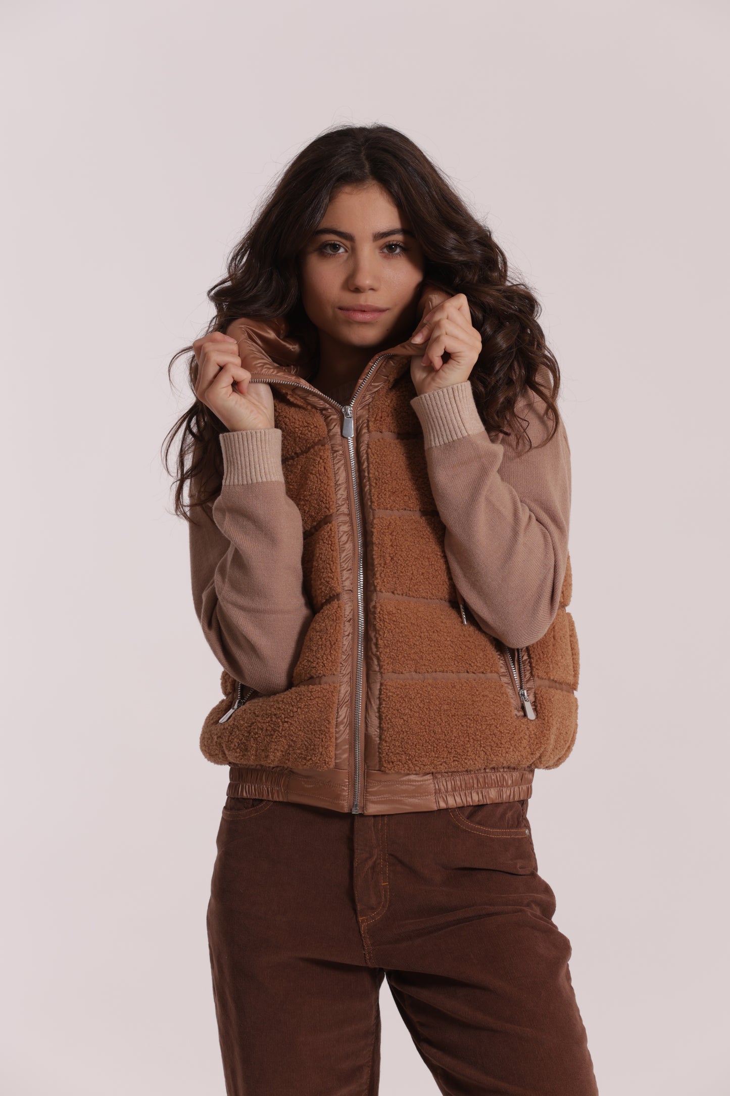 GILET EFFETTO MONTONE
