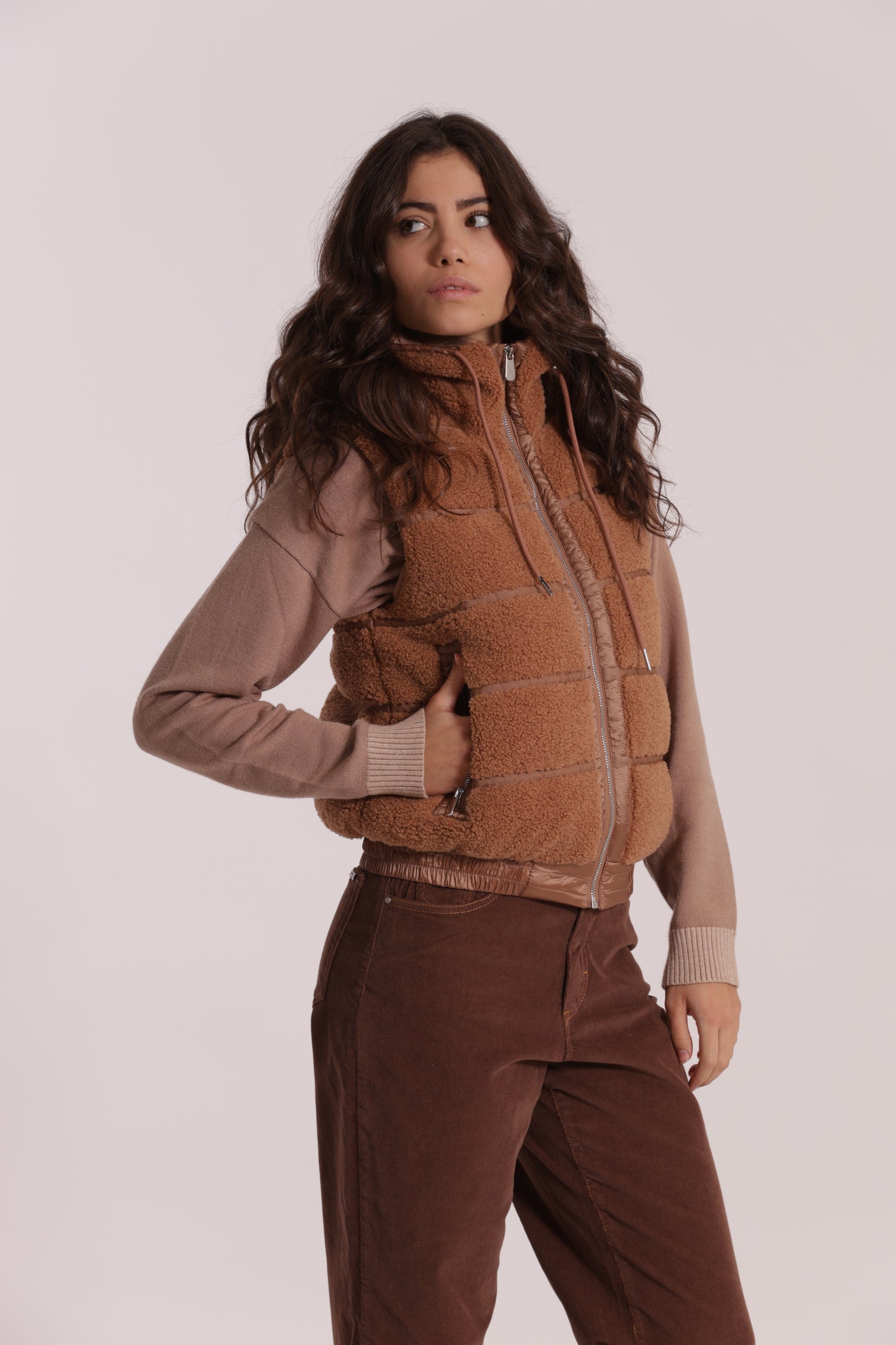 GILET EFFETTO MONTONE