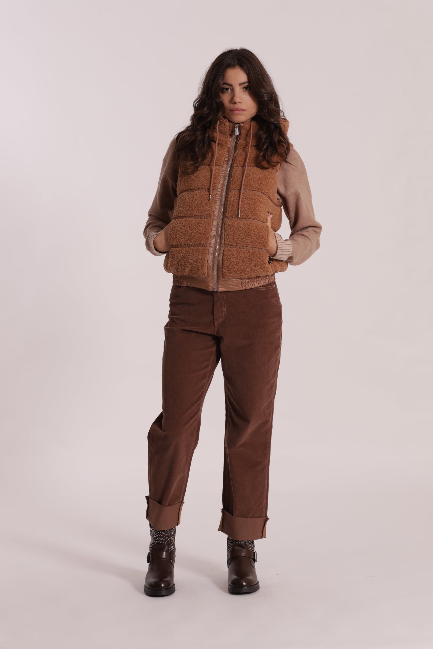 GILET EFFETTO MONTONE