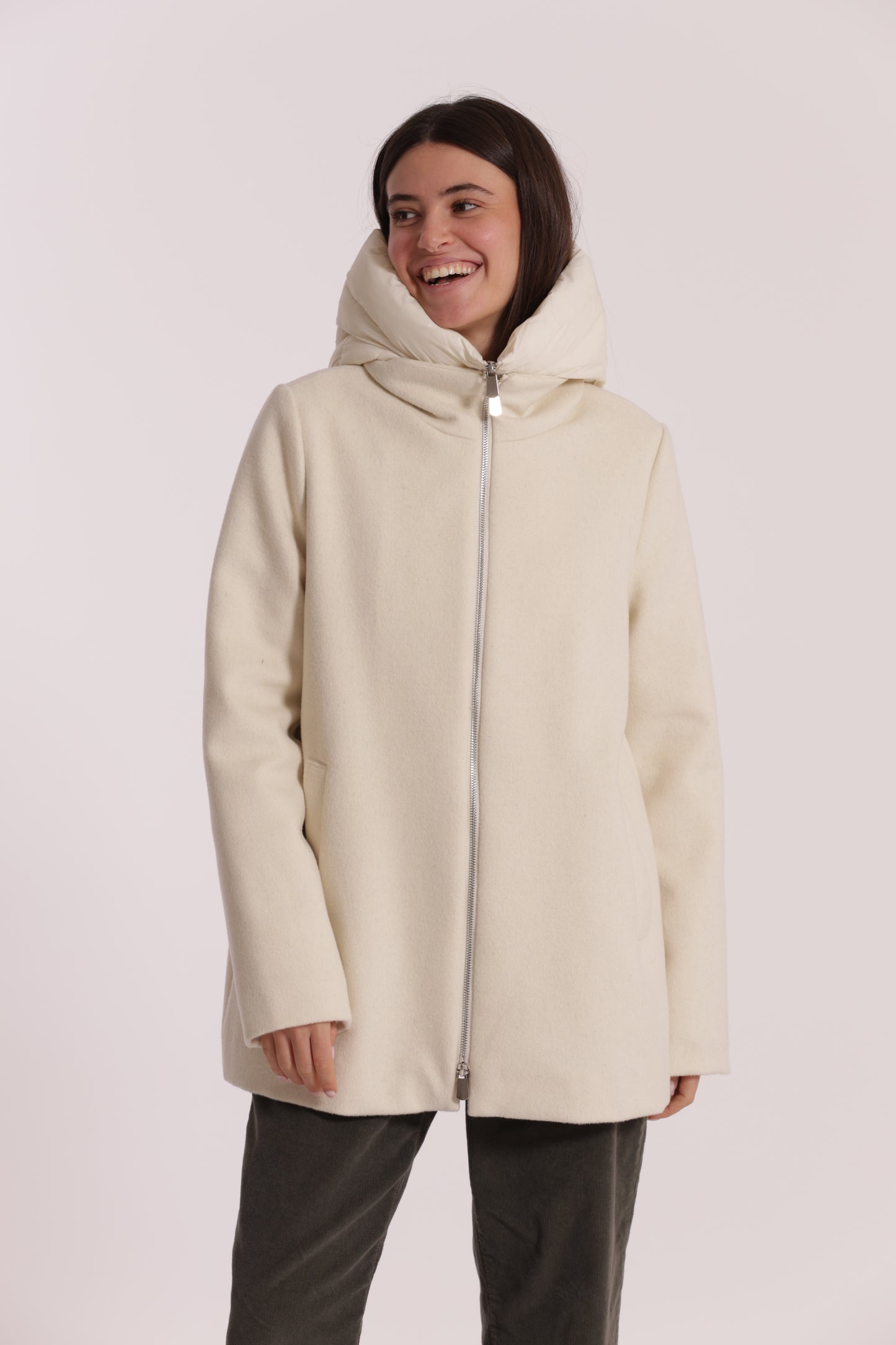 CAPPOTTO CORTO DUE PEZZI CON PIUMINO