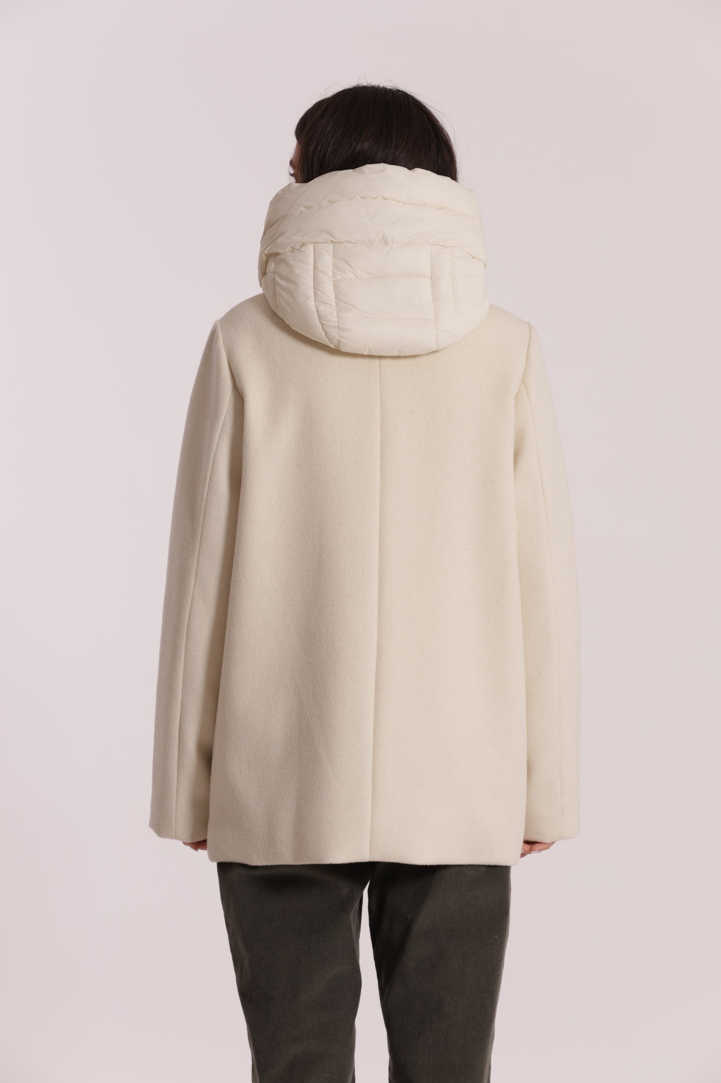 CAPPOTTO CORTO DUE PEZZI CON PIUMINO