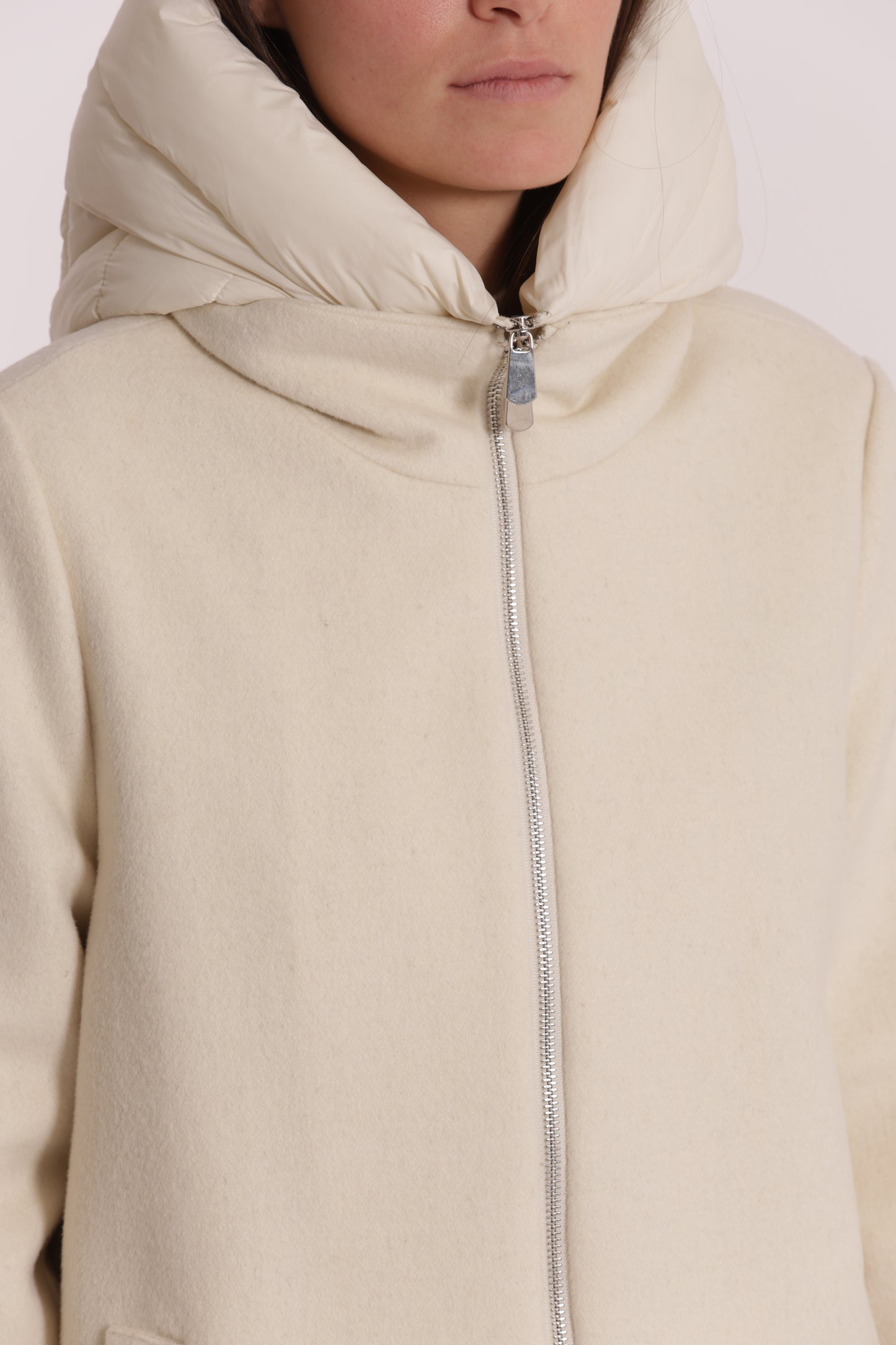 CAPPOTTO CORTO DUE PEZZI CON PIUMINO
