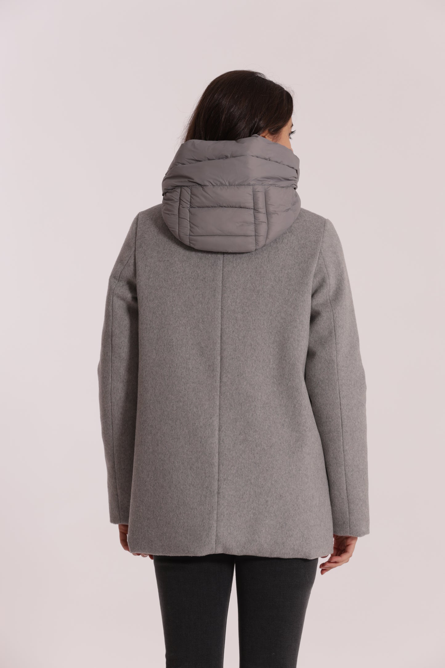 CAPPOTTO CORTO DUE PEZZI CON PIUMINO