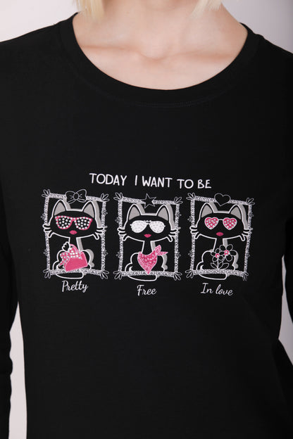 T-SHIRT "I WANT TO BE"