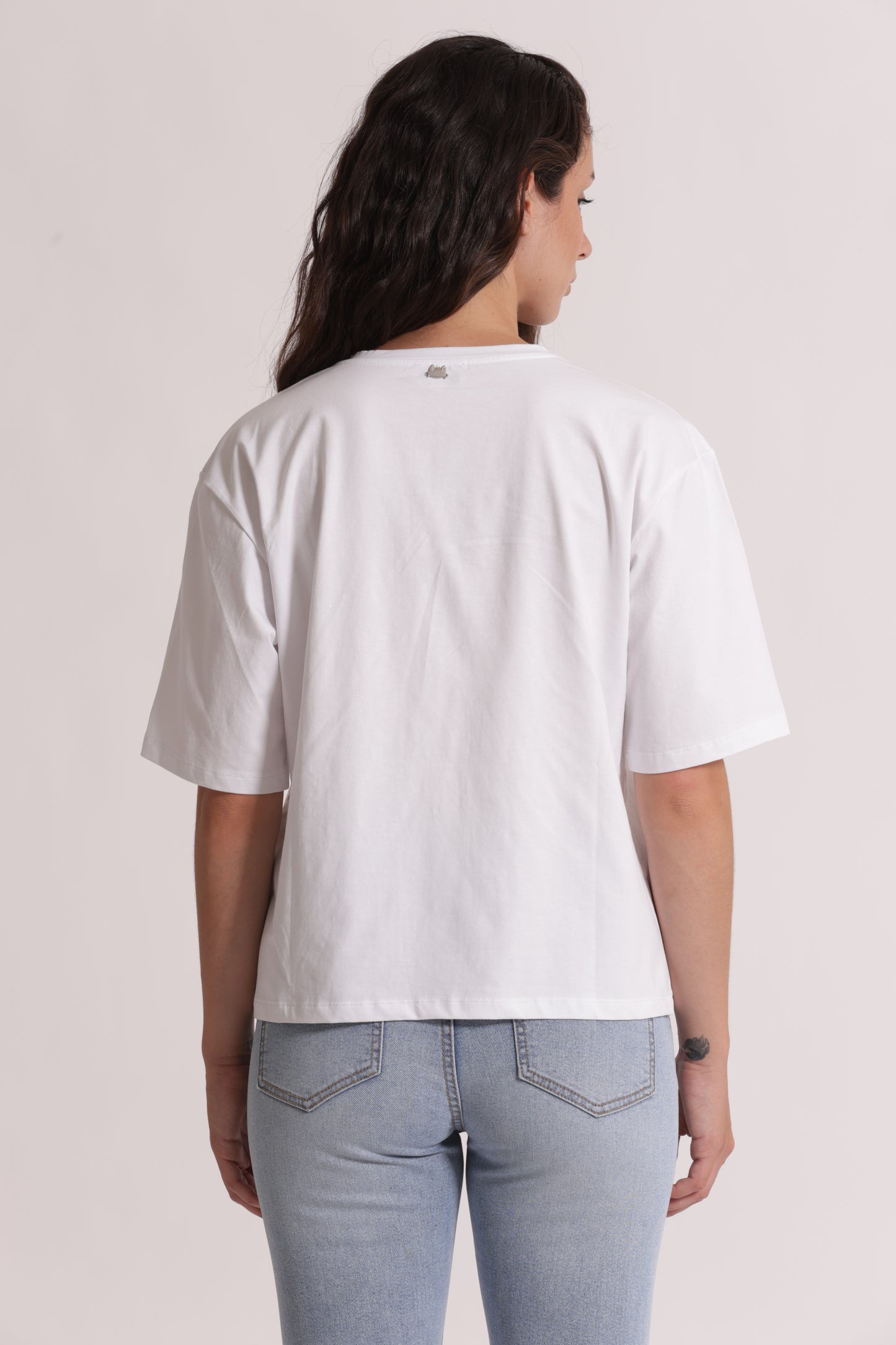 T-SHIRT "FREEDOM" CON STRASS