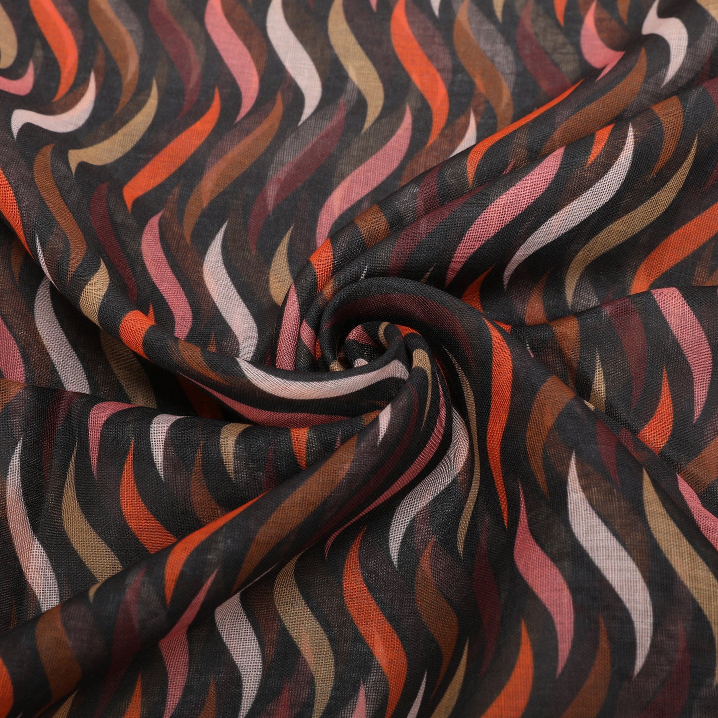 FOULARD CON ONDINE (180X80 cm)