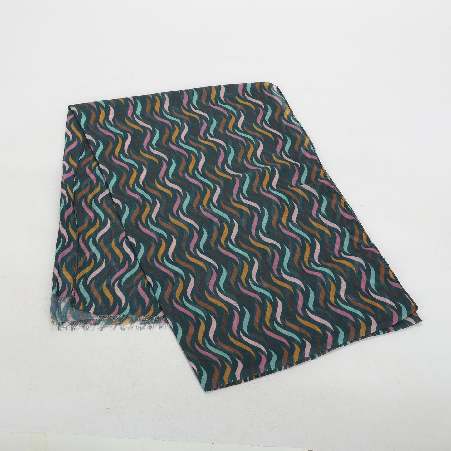 FOULARD CON ONDINE (180X80 cm)