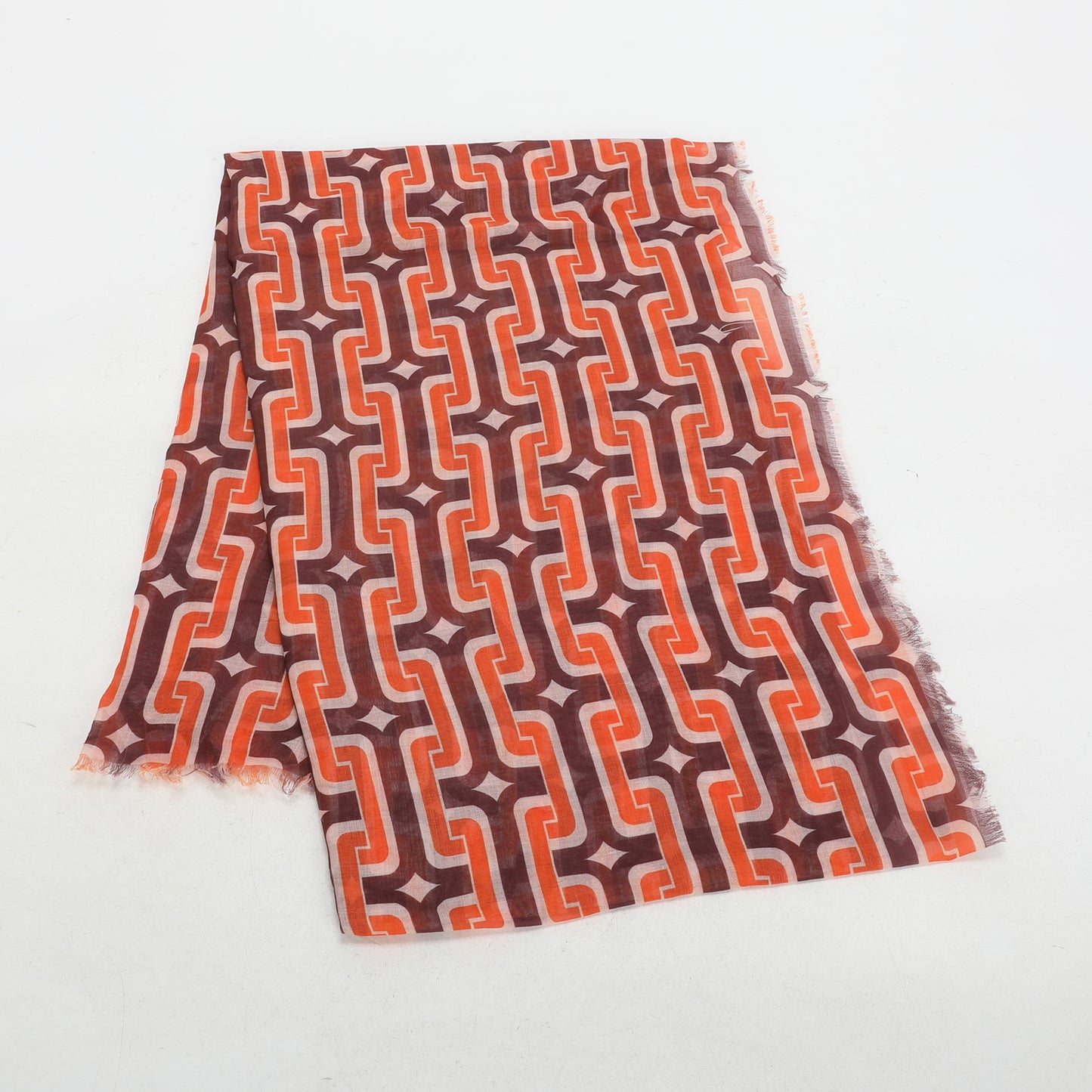 FOULARD CON STAMPA ARABA (135X135 cm)