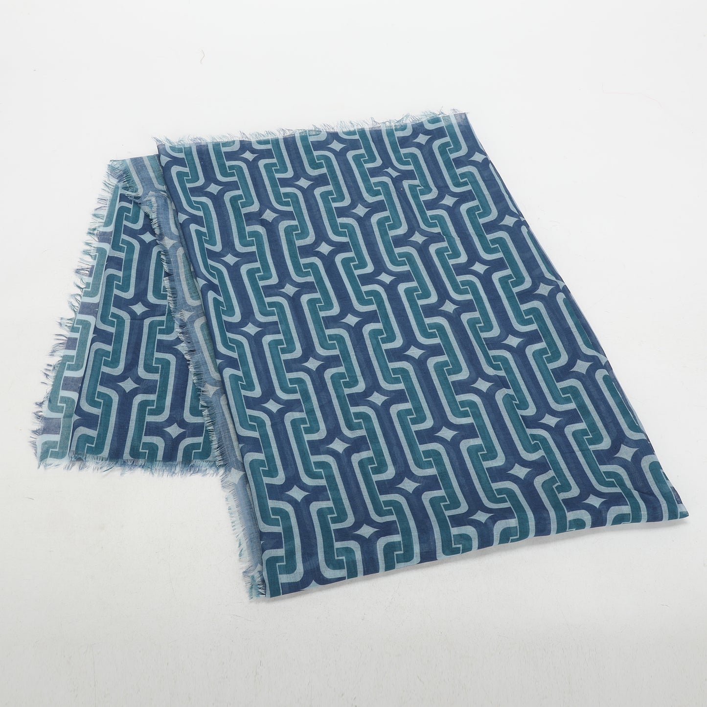 FOULARD CON STAMPA ARABA (135X135 cm)