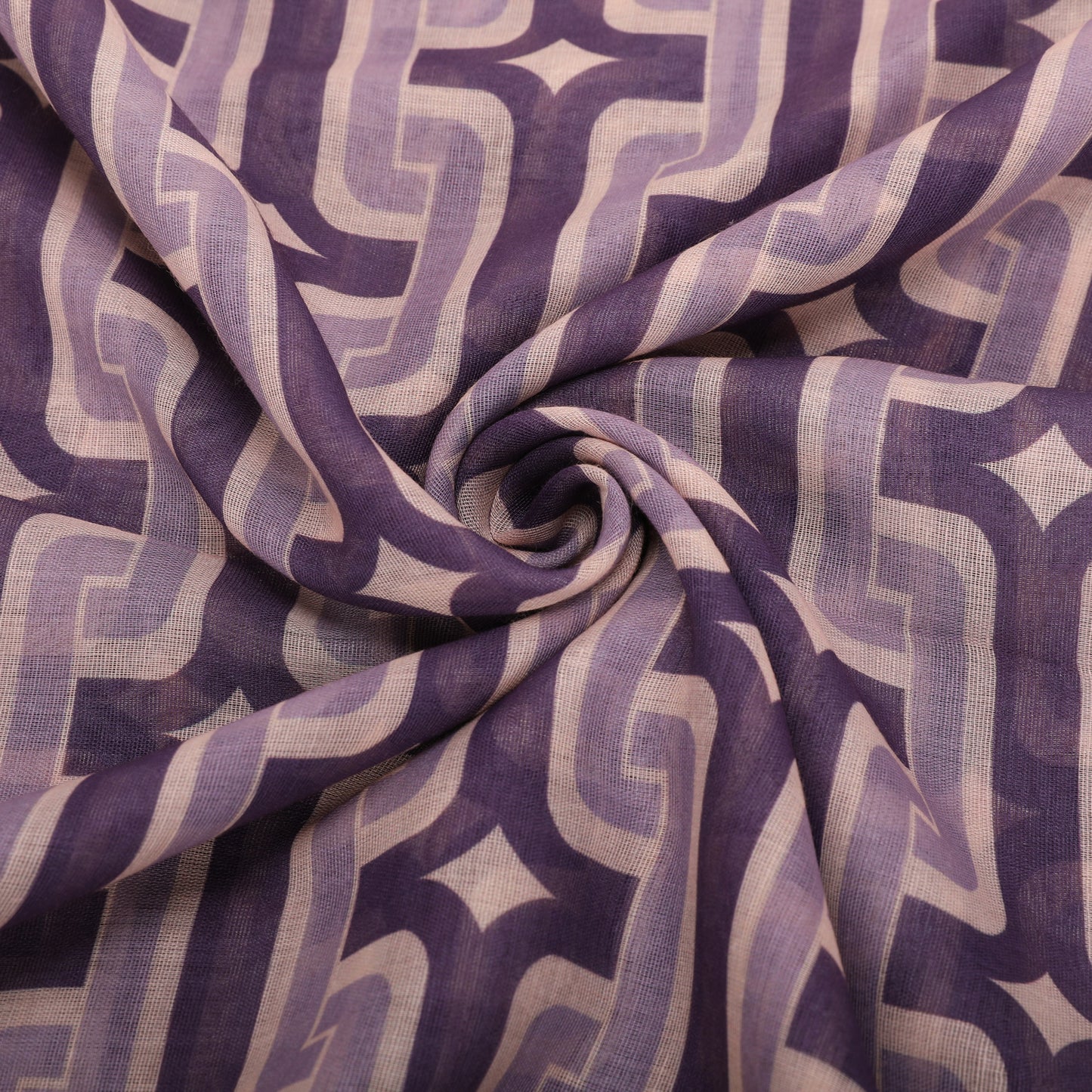 FOULARD CON STAMPA ARABA (135X135 cm)