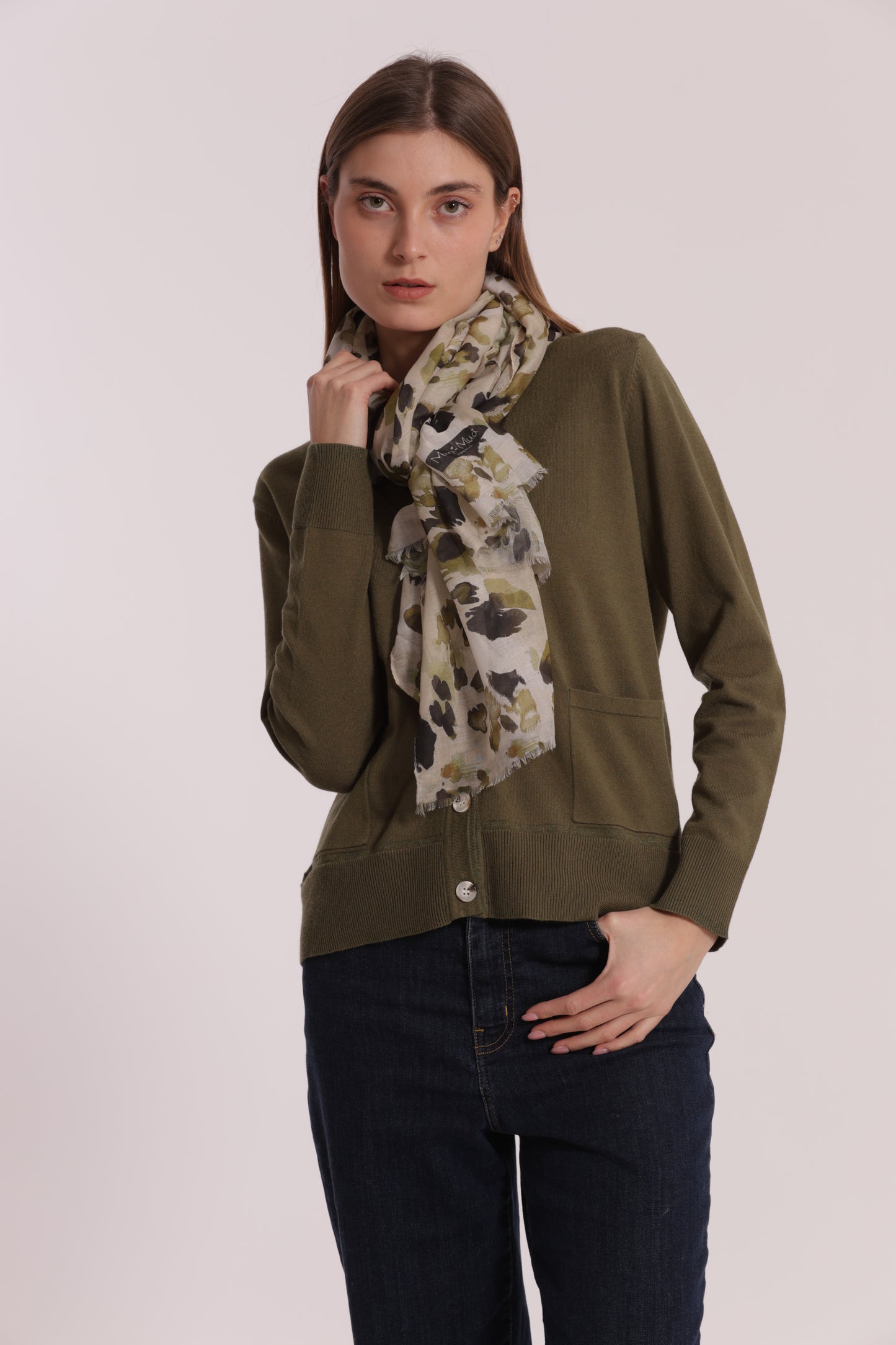 FOULARD IN FANTASIA LEO (180X80 cm)