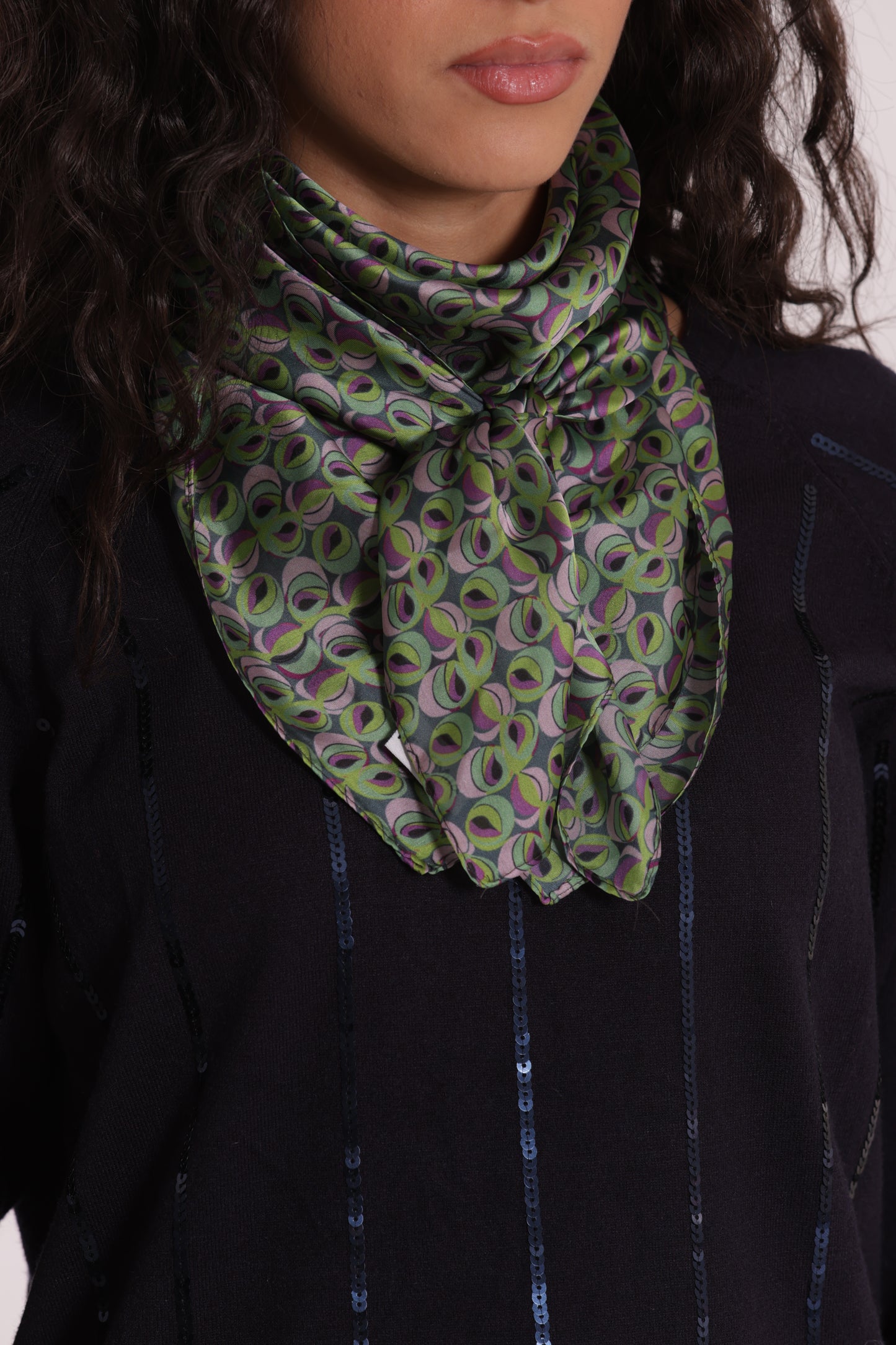 FOULARD OCCHIETTI (90X90 cm)