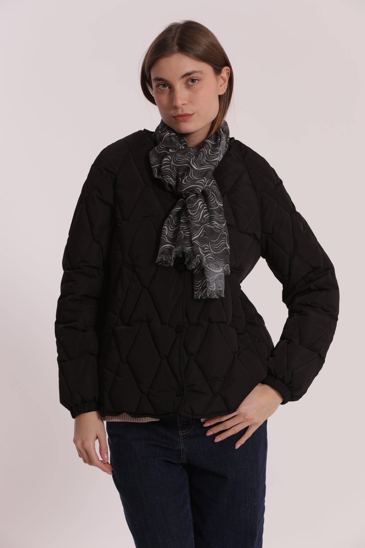 FOULARD STRISCE ONDULATE (180X80 cm)