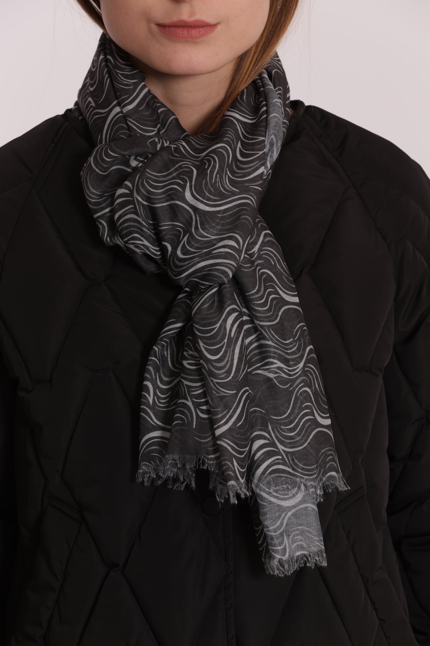 FOULARD STRISCE ONDULATE (180X80 cm)