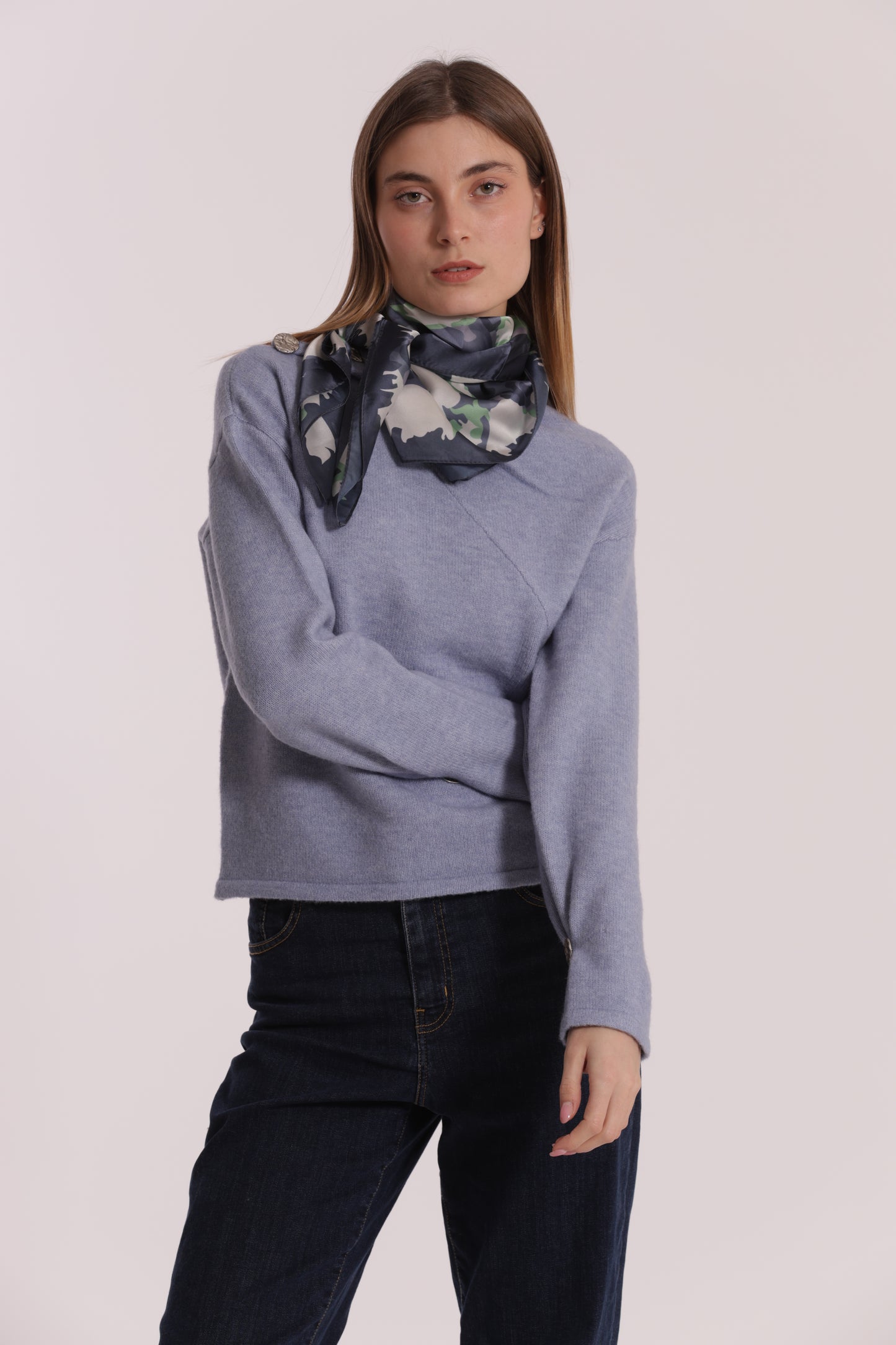 FOULARD MACCHIE IRREGOLARI (90X90 cm)
