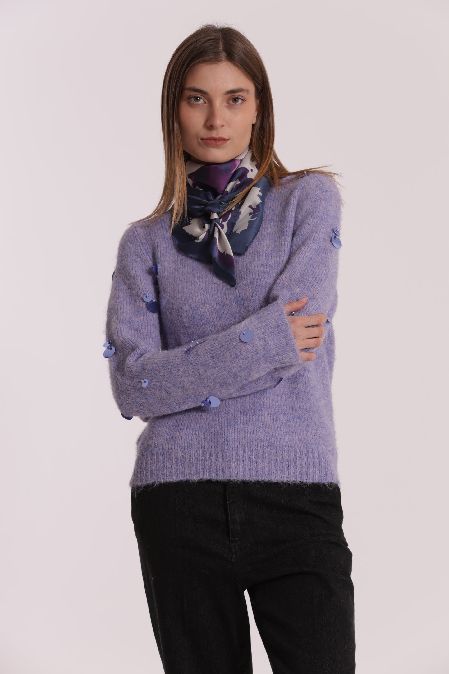 FOULARD MACCHIE IRREGOLARI (90X90 cm)