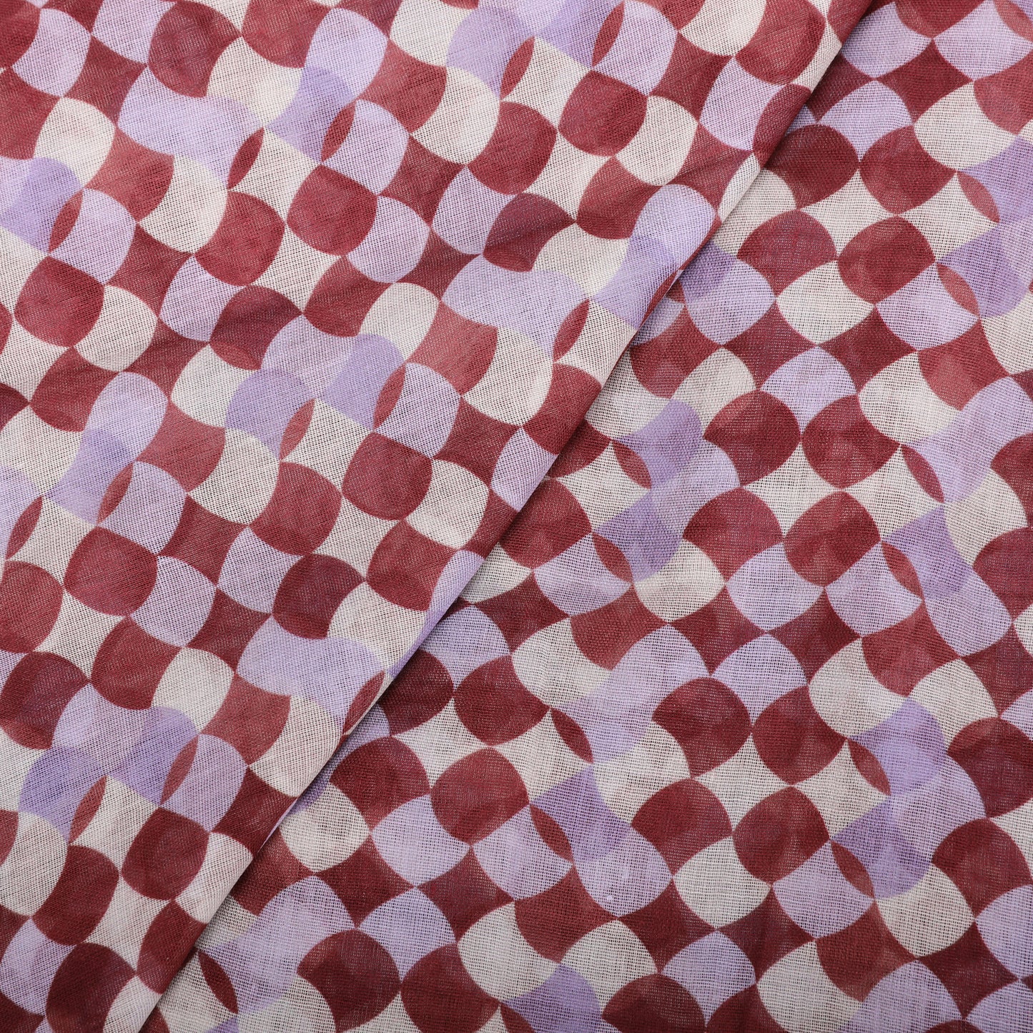 FOULARD POIS IN MOVIMENTO (135X135 cm)