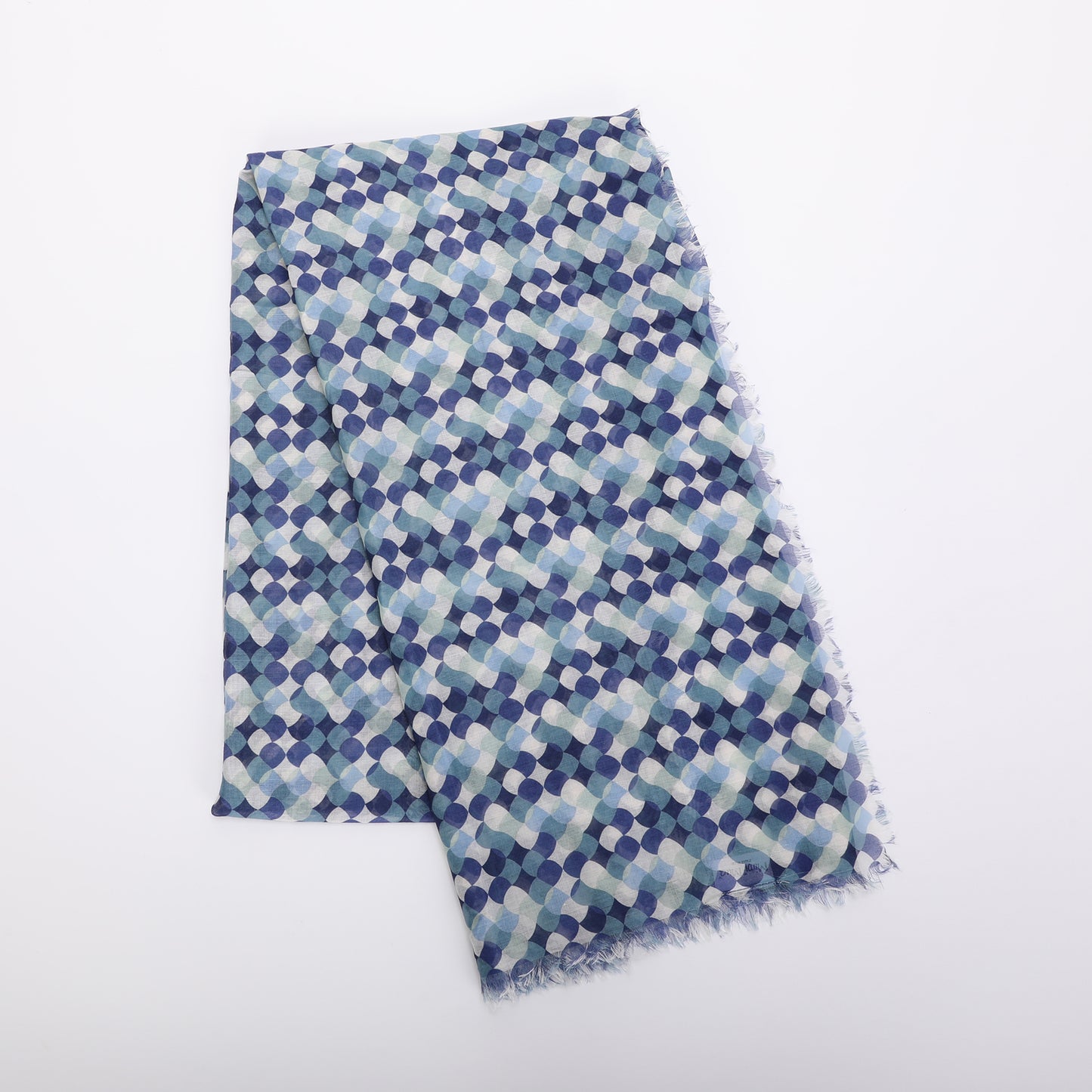 FOULARD POIS IN MOVIMENTO (135X135 cm)