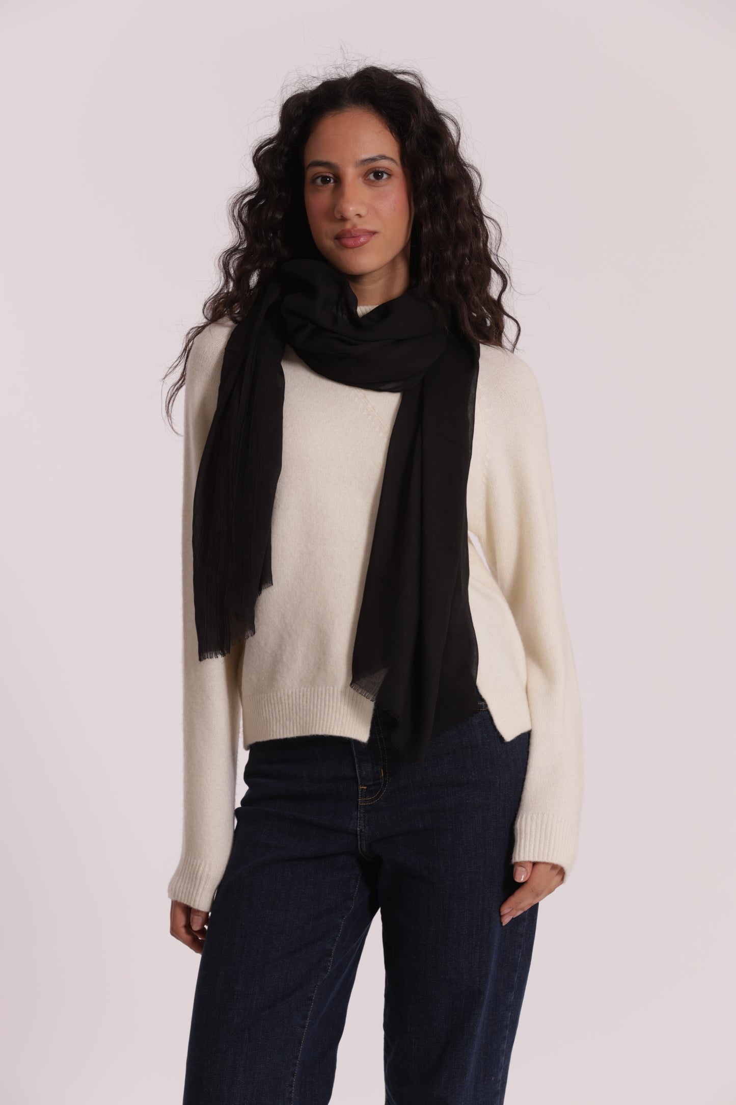 FOULARD TINTA UNITA (180X80 cm)