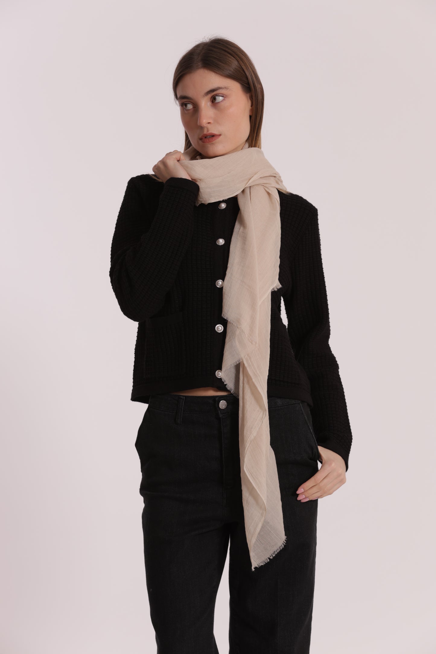 FOULARD TINTA UNITA (180X80 cm)