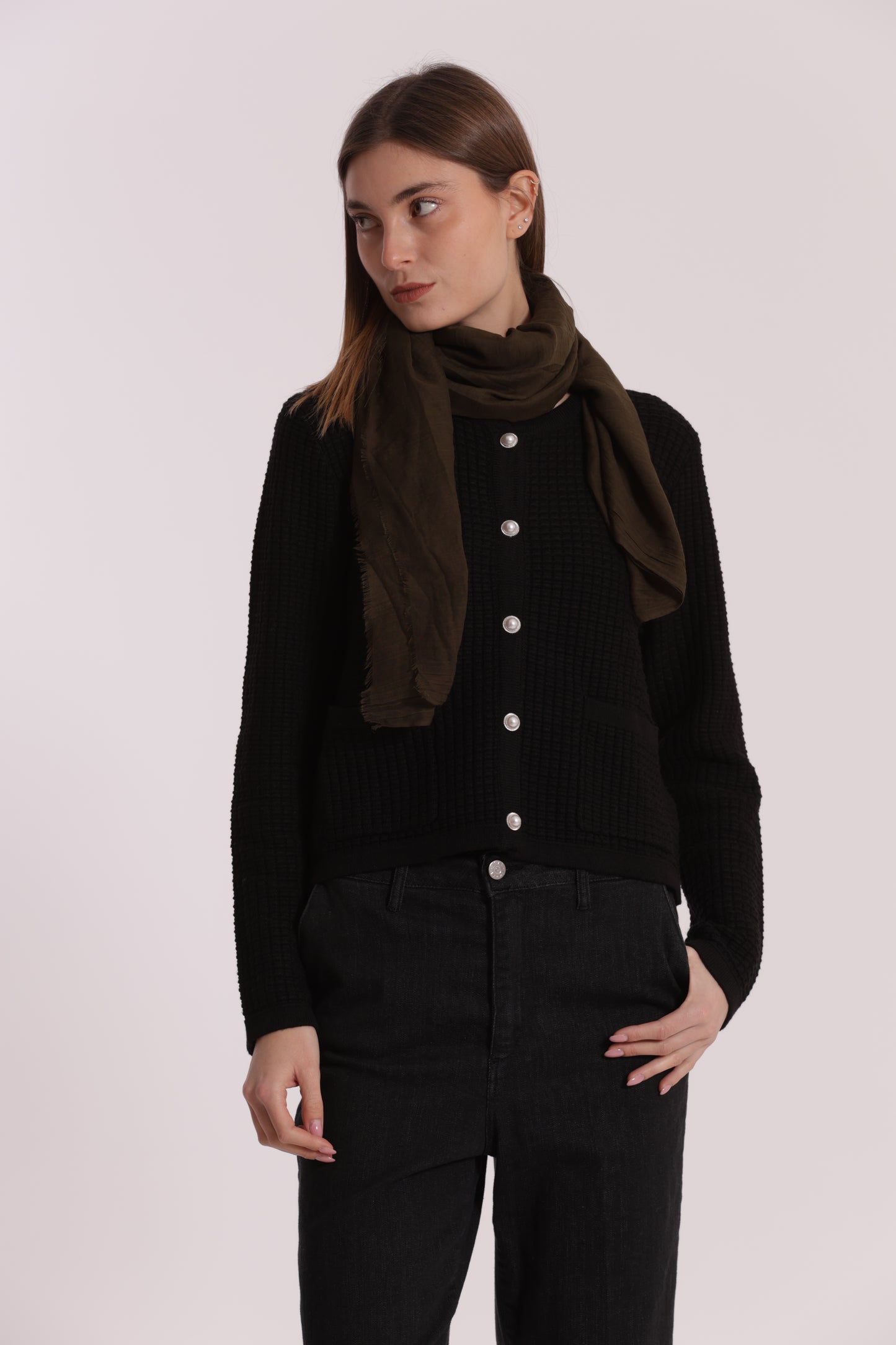 FOULARD TINTA UNITA (180X80 cm)