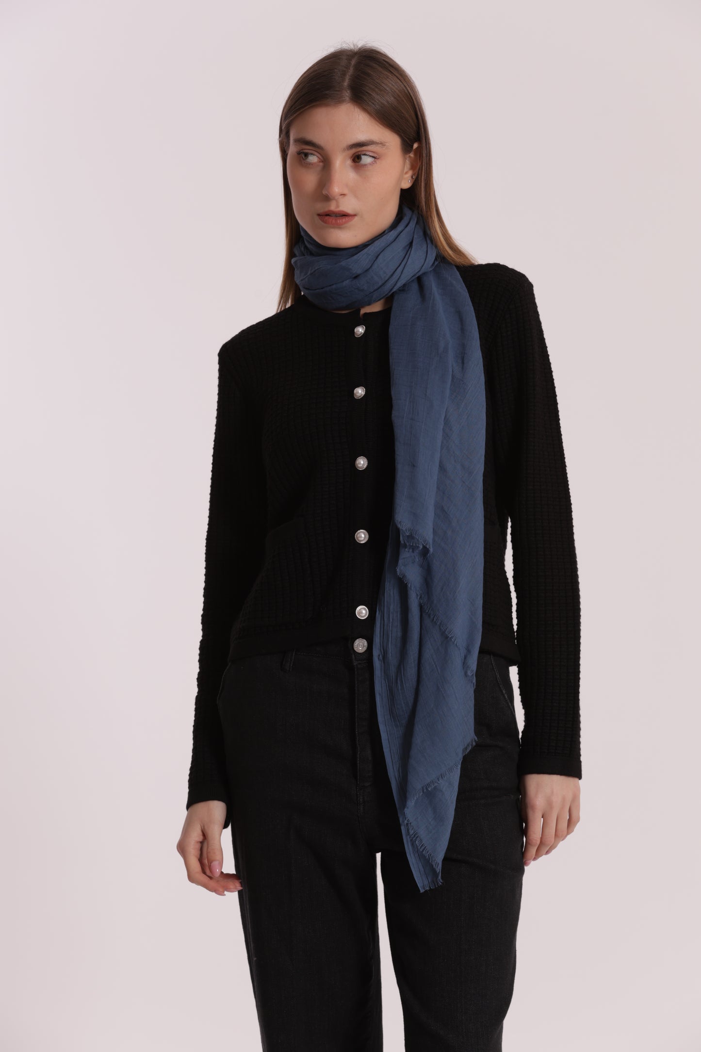 FOULARD TINTA UNITA (180X80 cm)