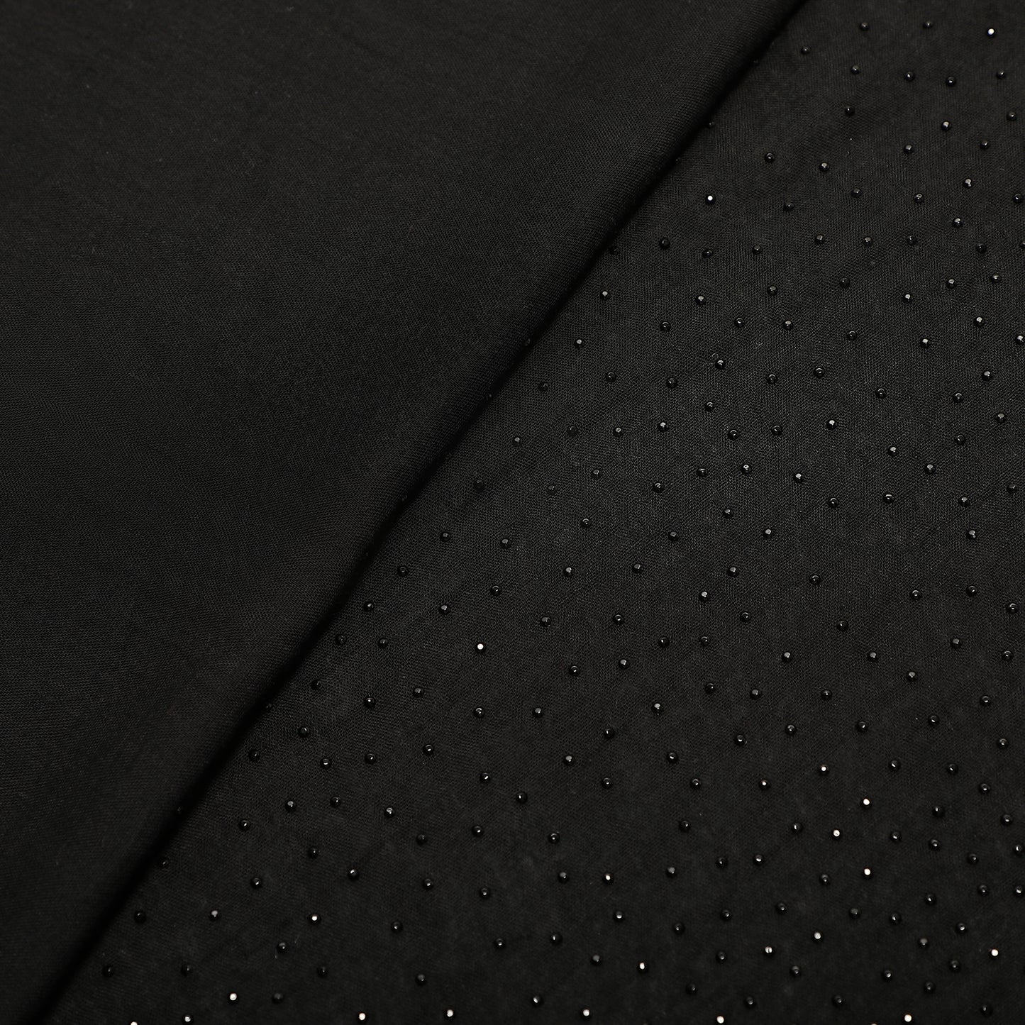 FOULARD IN TINTA UNITA CON STRASS (180X80 cm)