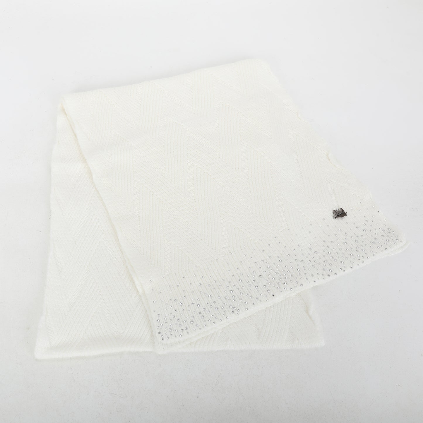 SCIARPA CON STRASS SFUMATI