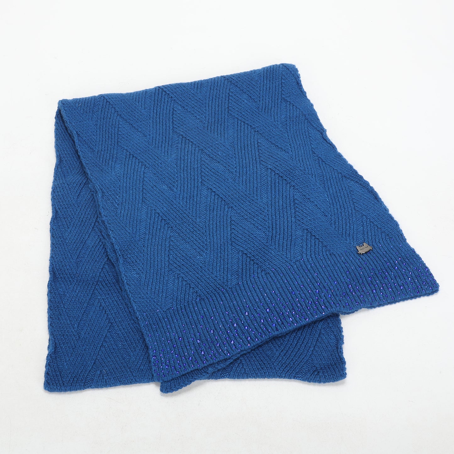 SCIARPA CON STRASS SFUMATI