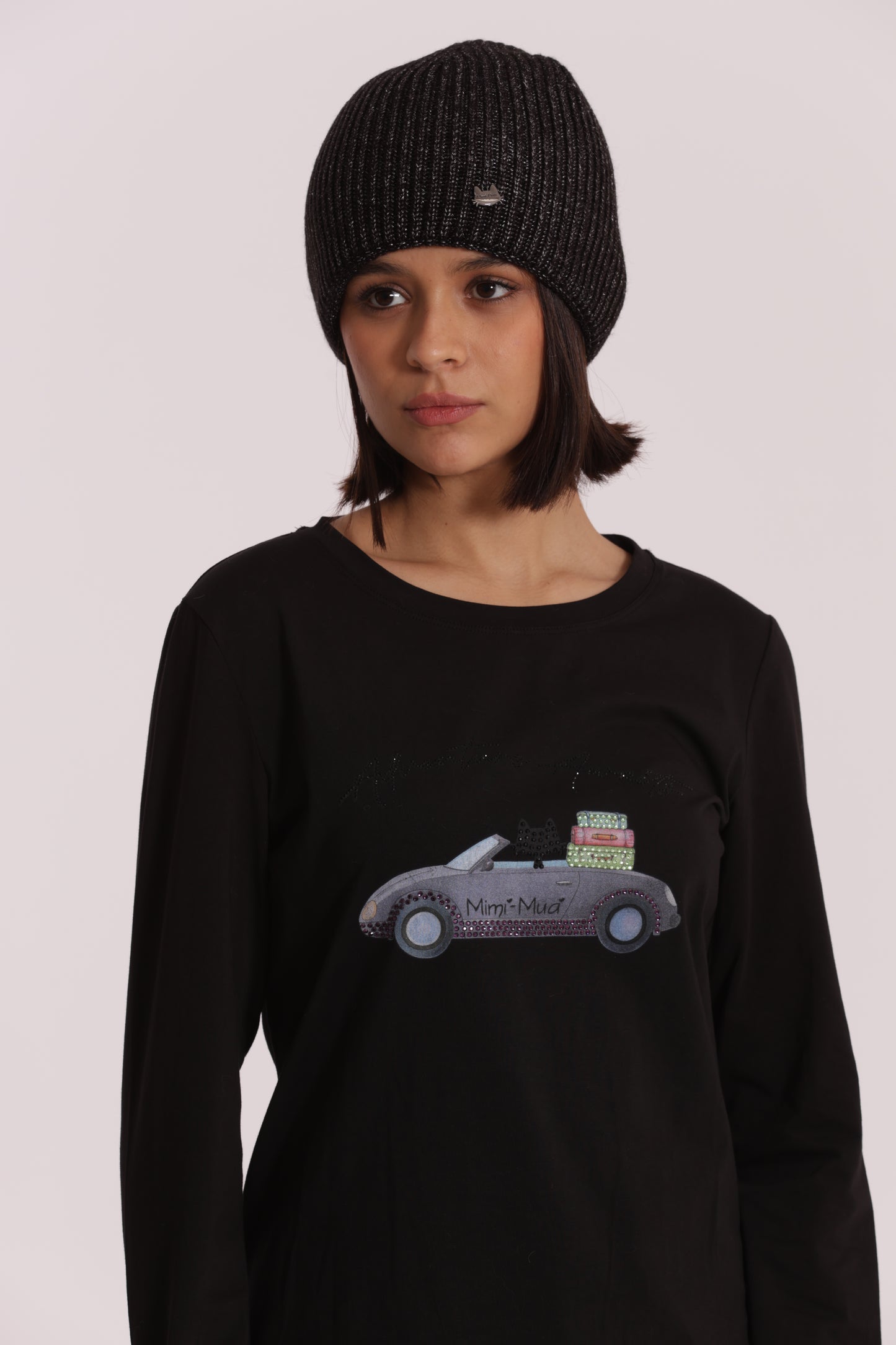 BERRETTO TINTA UNITA LUREX