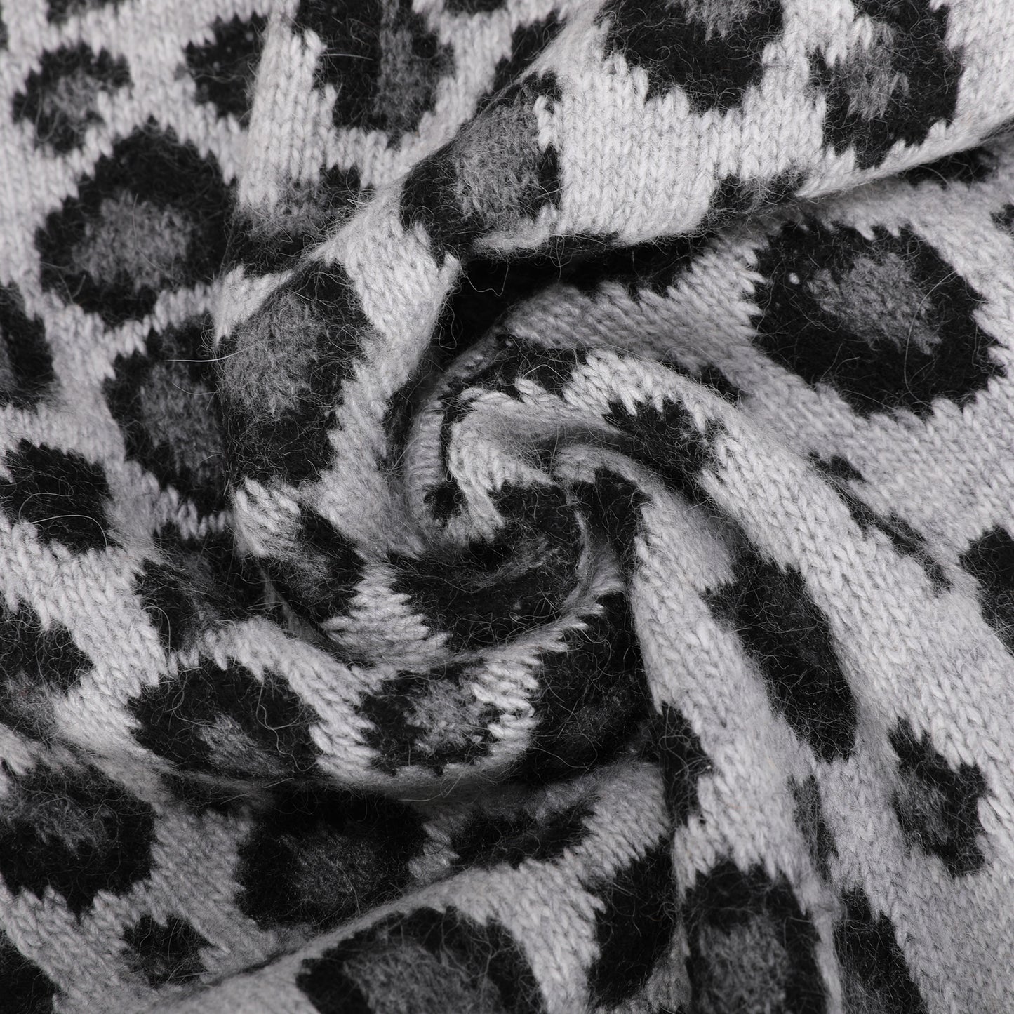 SCIARPA LEOPARDATA CON STRASS