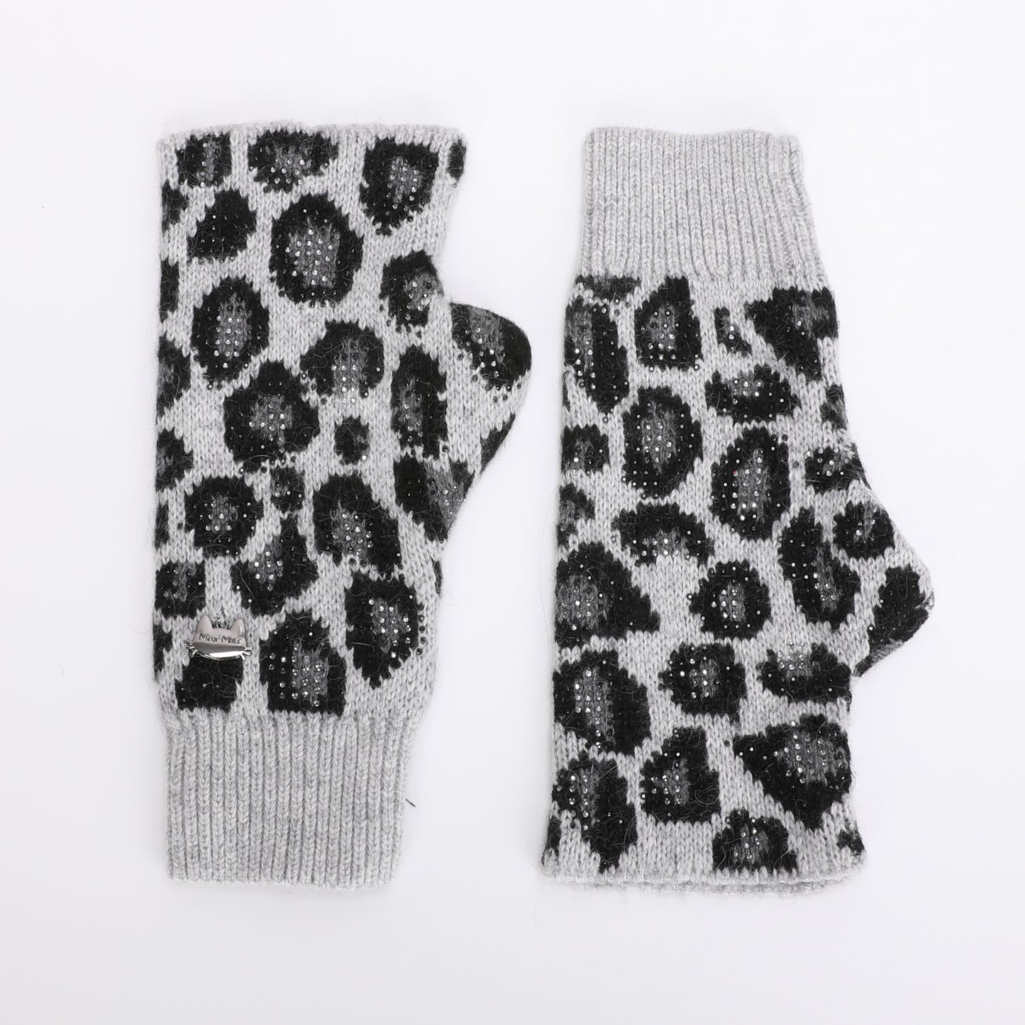 MANICOTTI LEOPARDATI CON STRASS