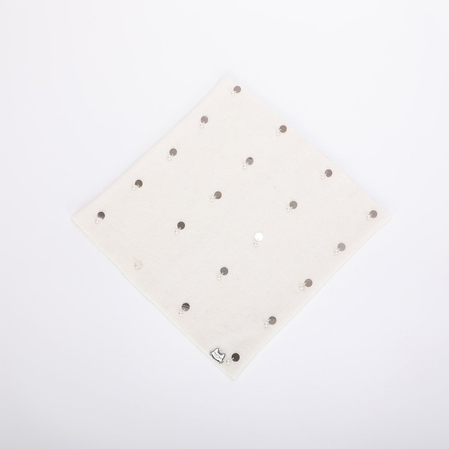 GIROCOLLO CON PERLE E PAILLETTES