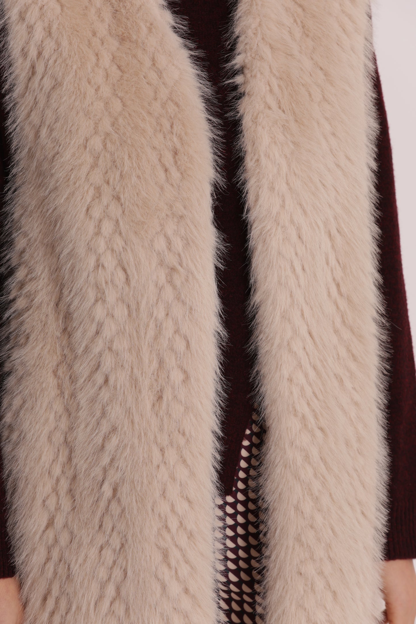GILET LUNGO EFFETTO MONTONE