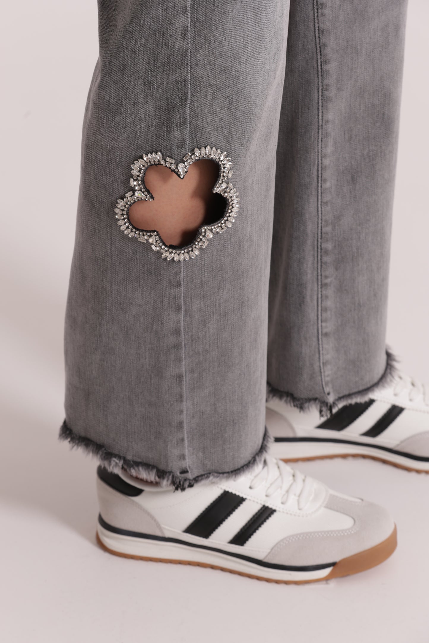 JEANS MARINE CON CUT OUT GIOIELLO