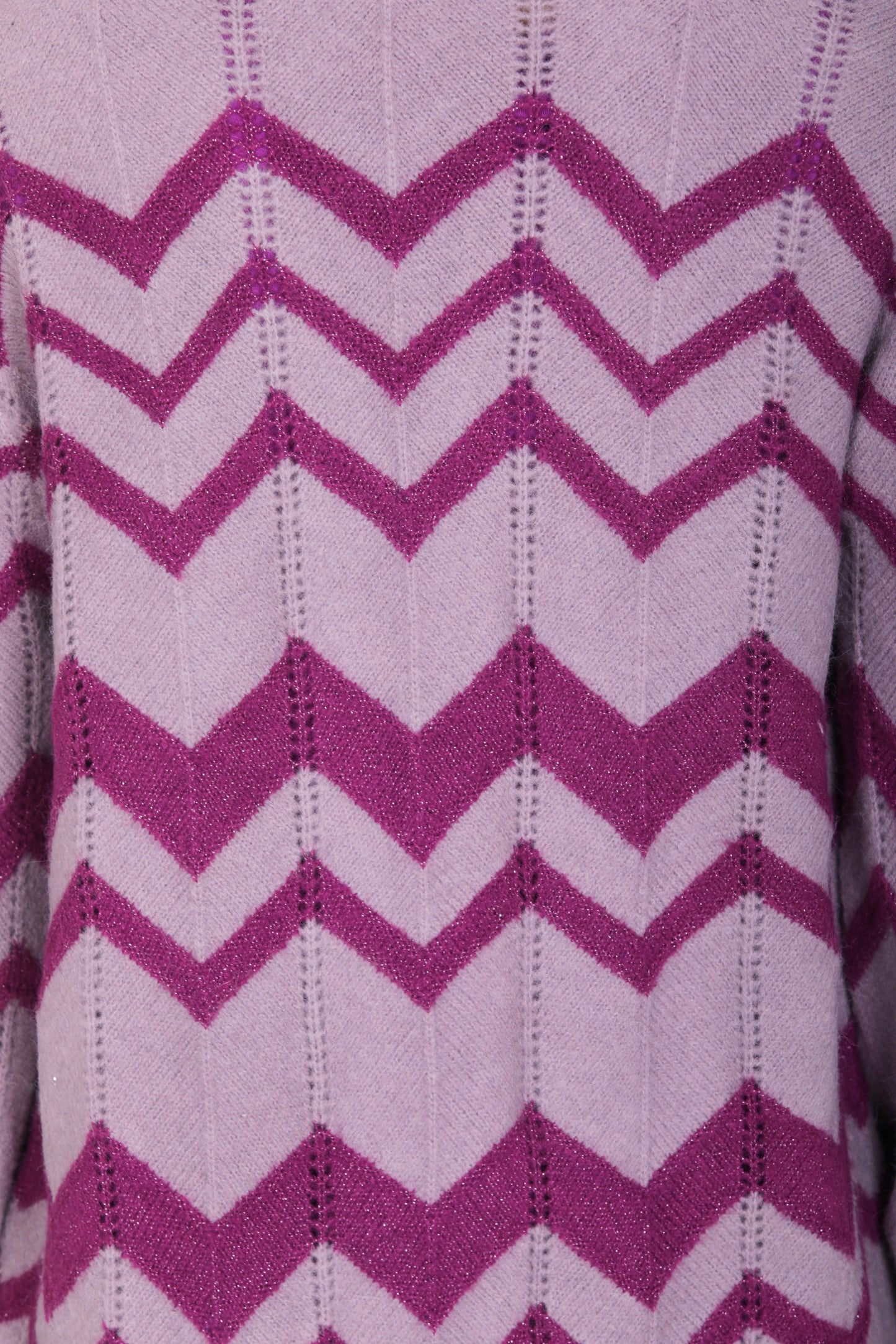 CARDIGAN APERTO CON MOTIVO ZIG-ZAG